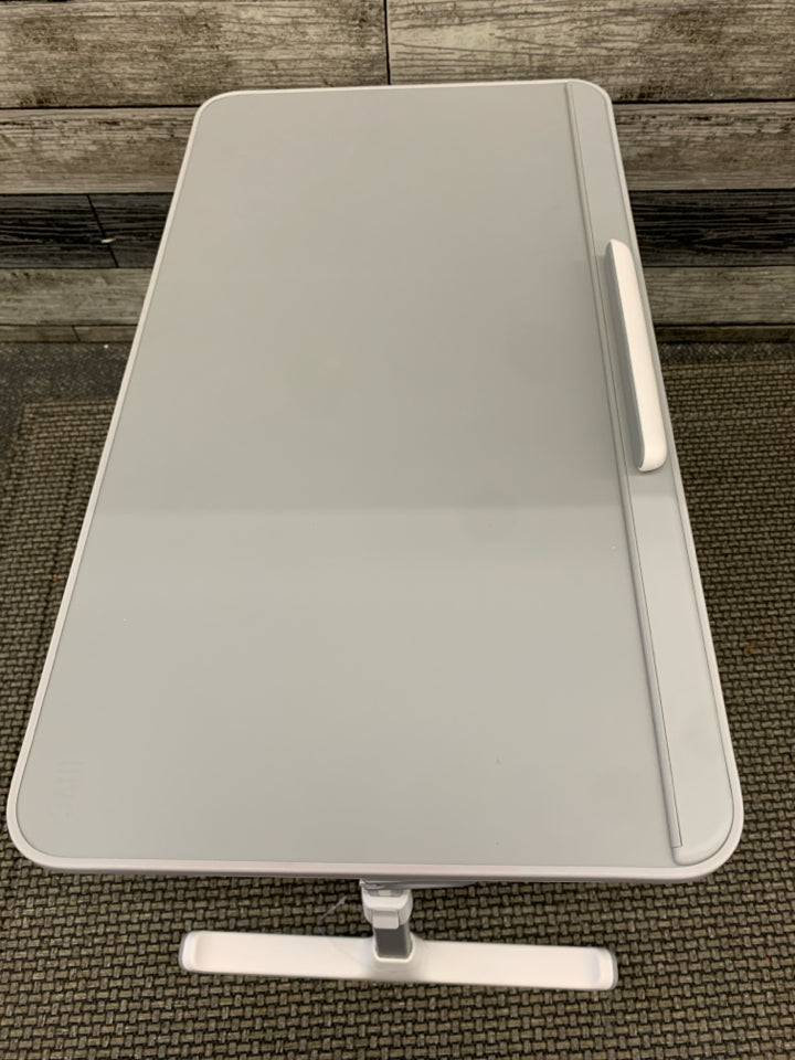 GREY LAP DESK.