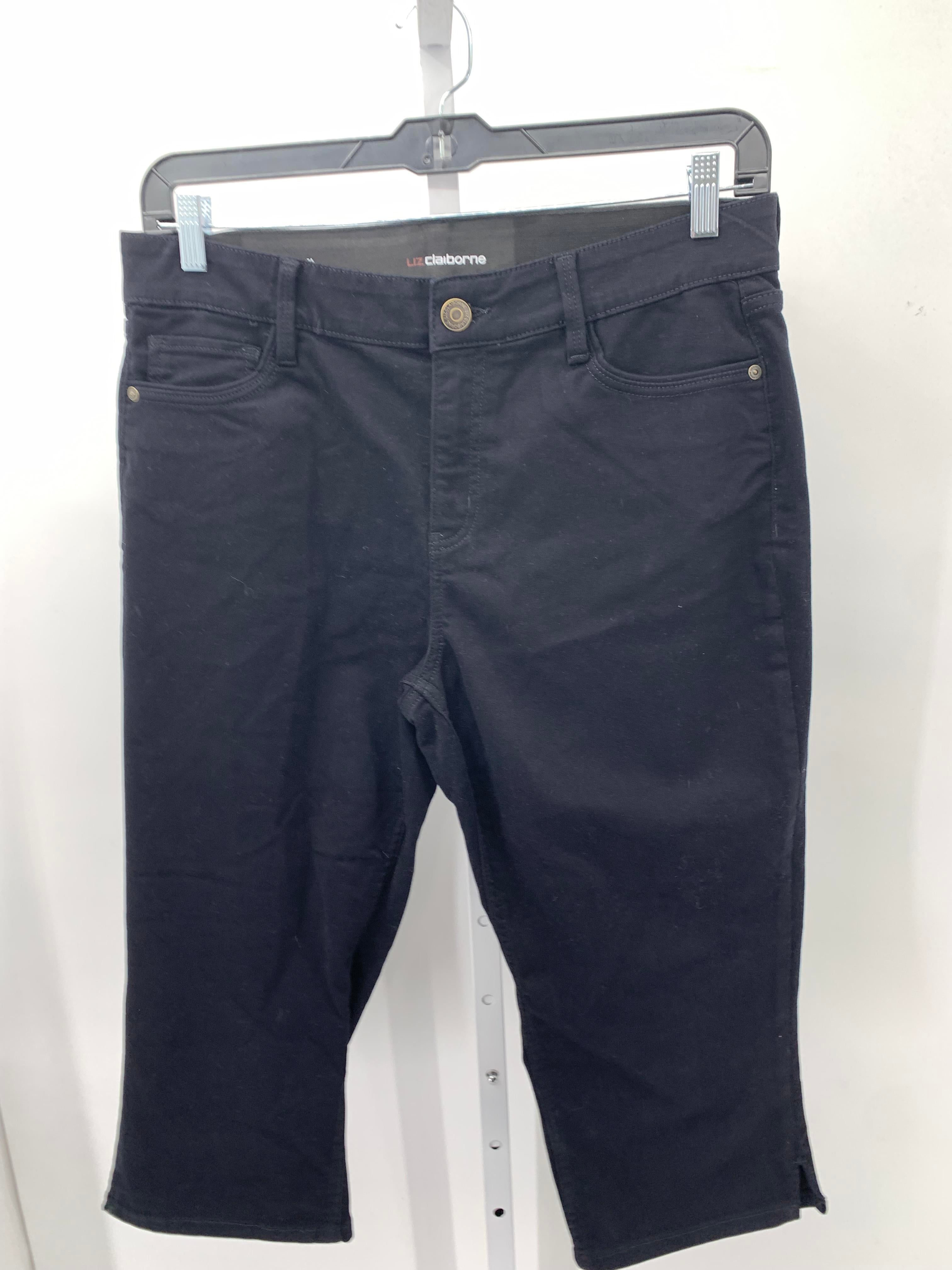 Liz Claiborne Size 14 Misses Cropped Jeans