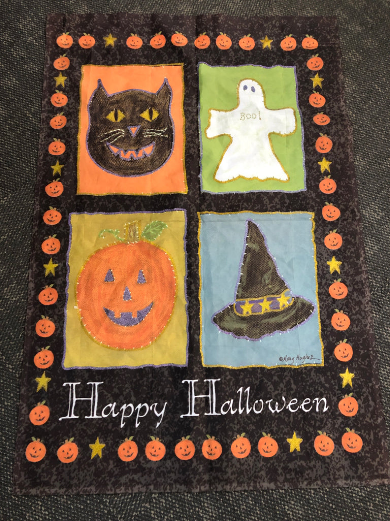 HAPPY HALLOWEEN FLAG.