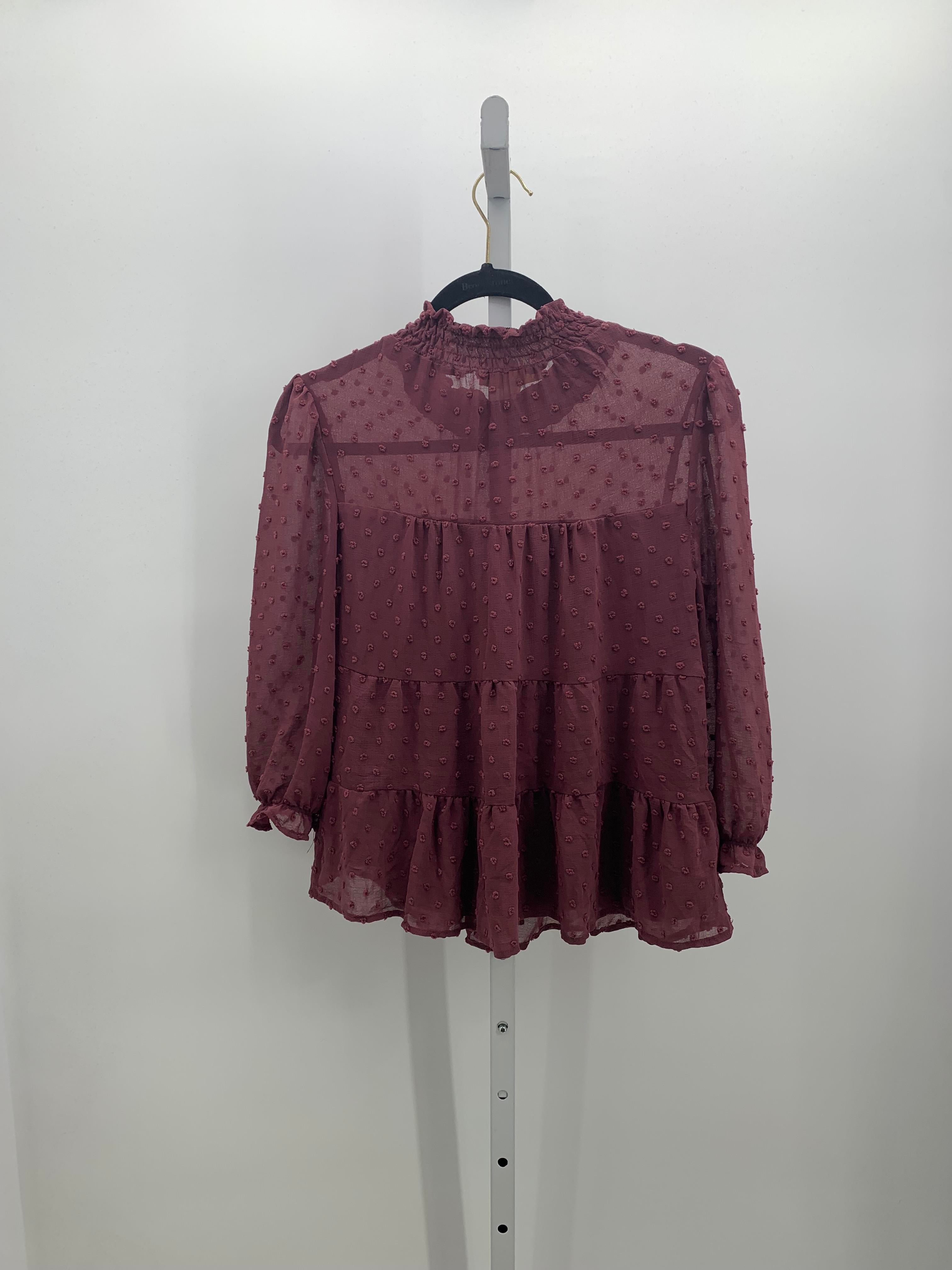 monteau Size Large Misses 3/4 Sleeve Shirt