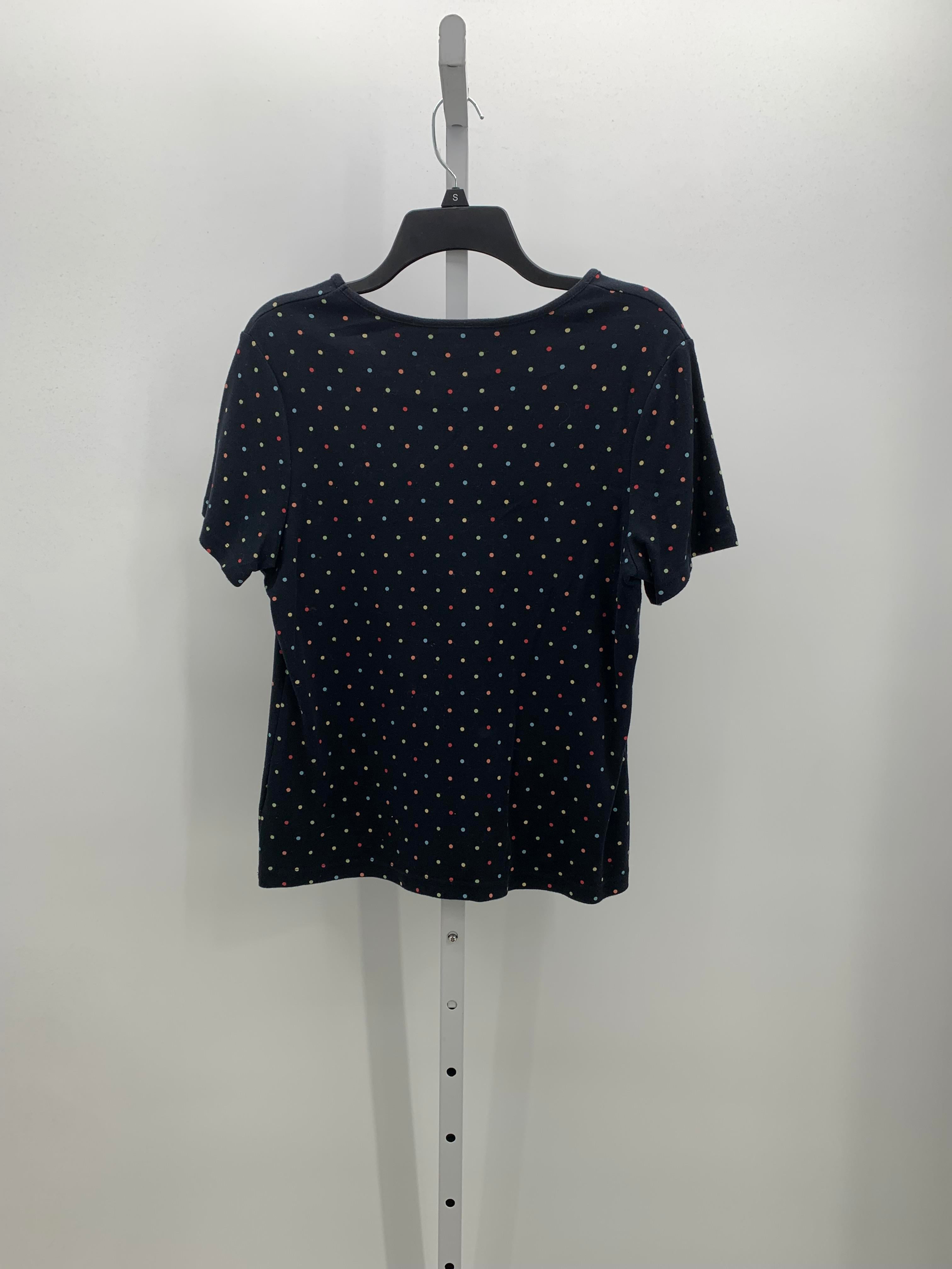 Croft & Barrow Size Medium Misses Short Sleeve Shirt