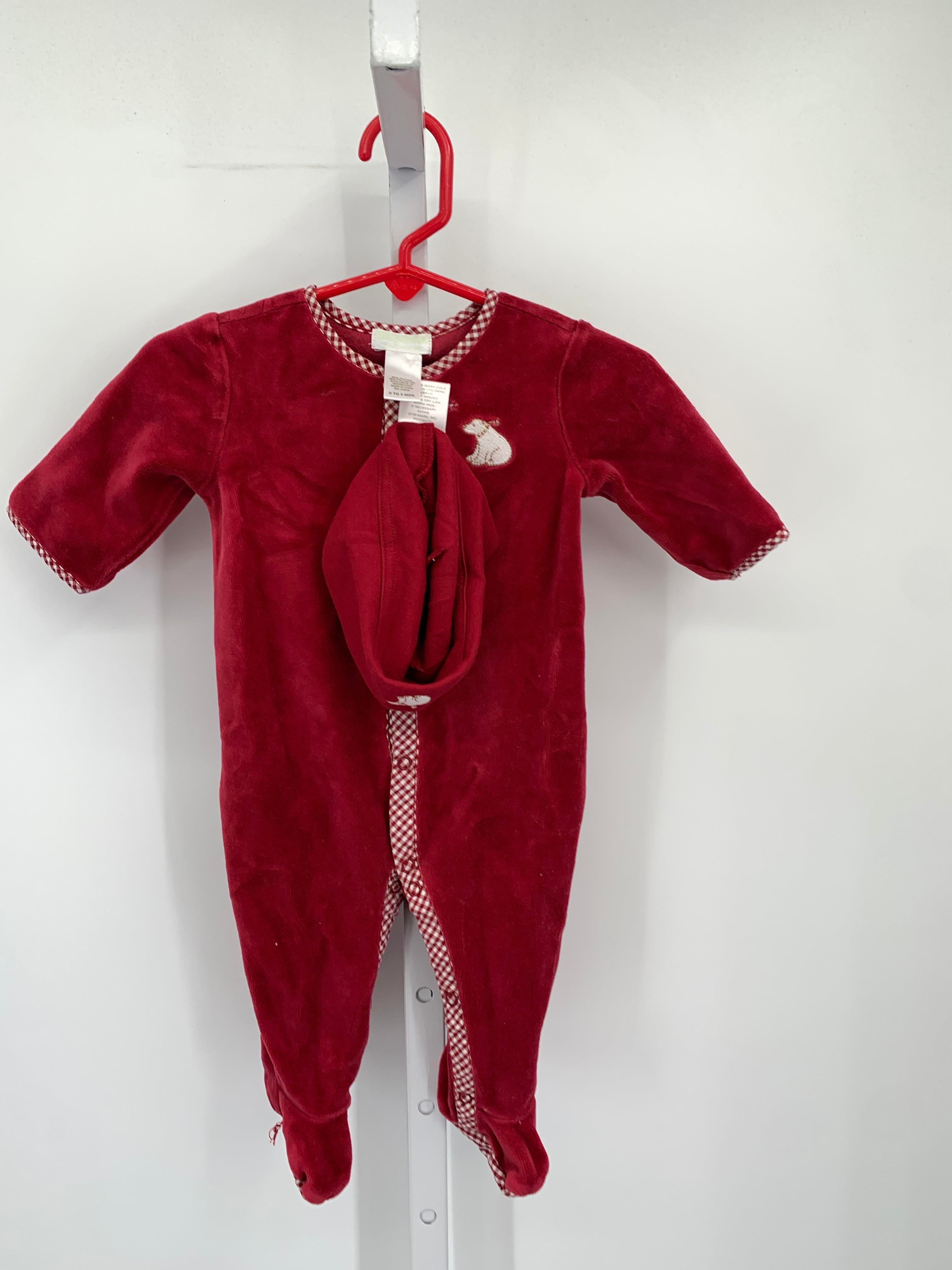 Janie and Jack Size 0-3 months Girls Long Slv. Romper