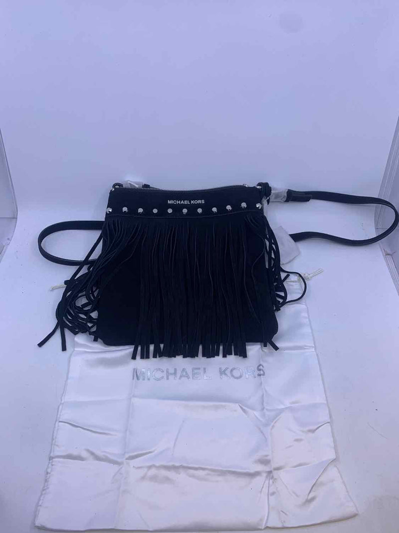 NEW SUEDE BILLY FRINGE CROSSBODY WITH SLEEPER BAG
