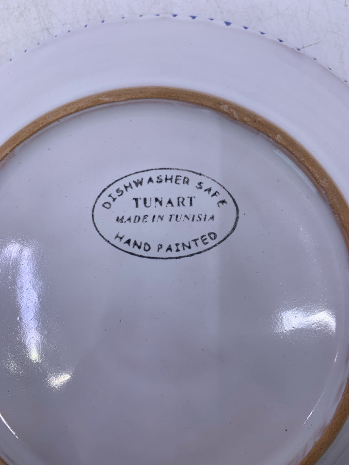 COLORFUL PAINTED SMALL PIE PLATE.