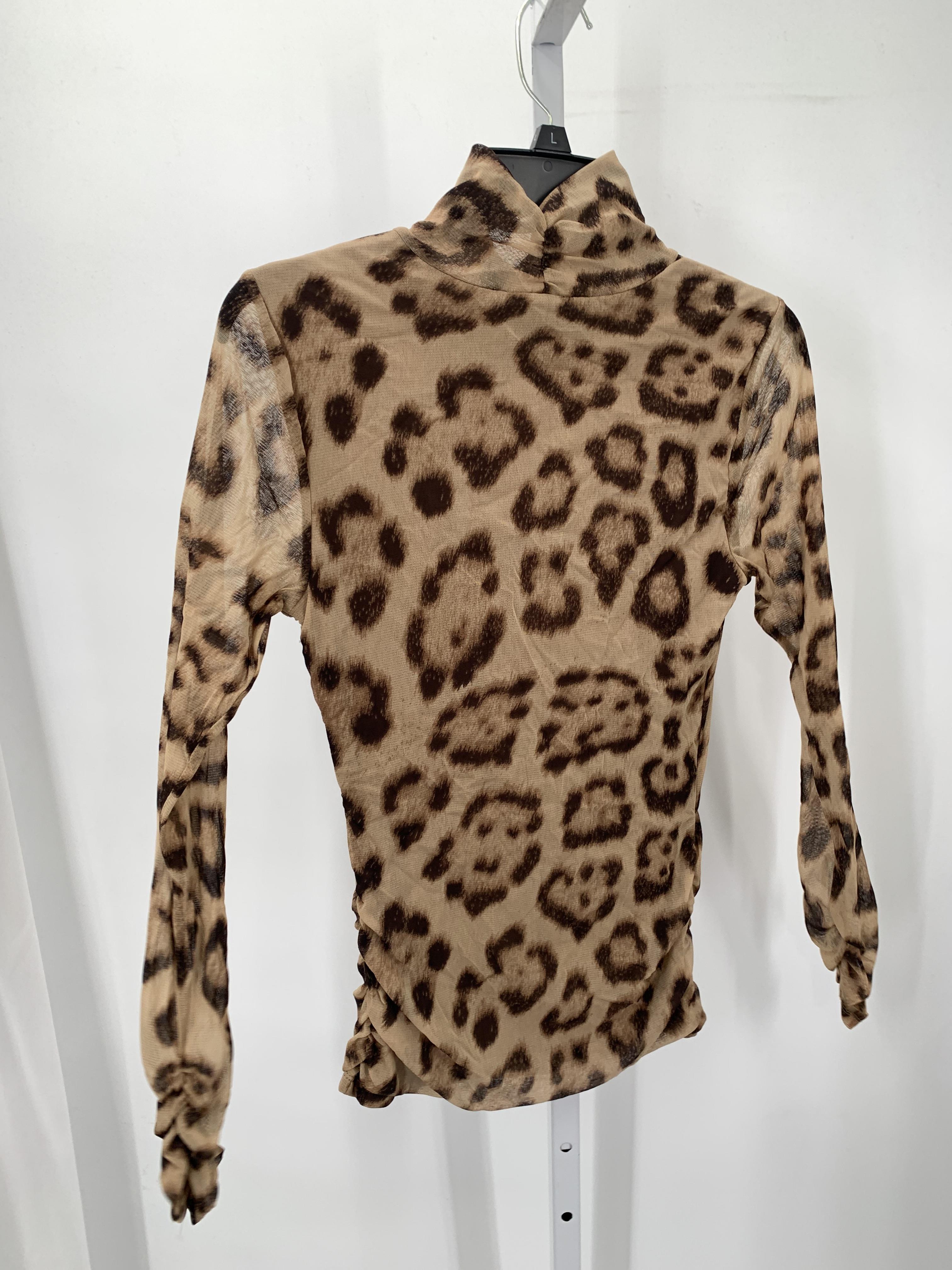 INC Size M Misses Long Sleeve Shirt