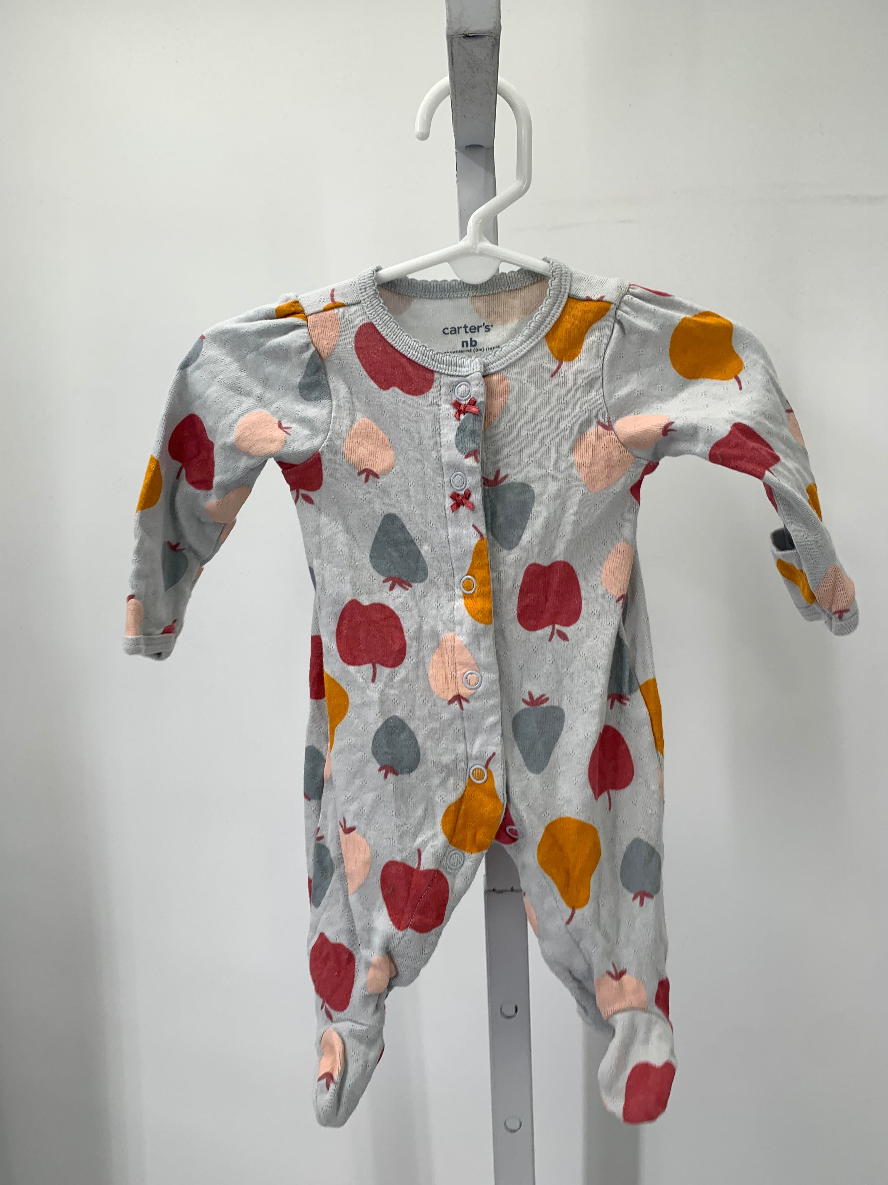 Carters Size Newborn Girls Long Slv. Romper