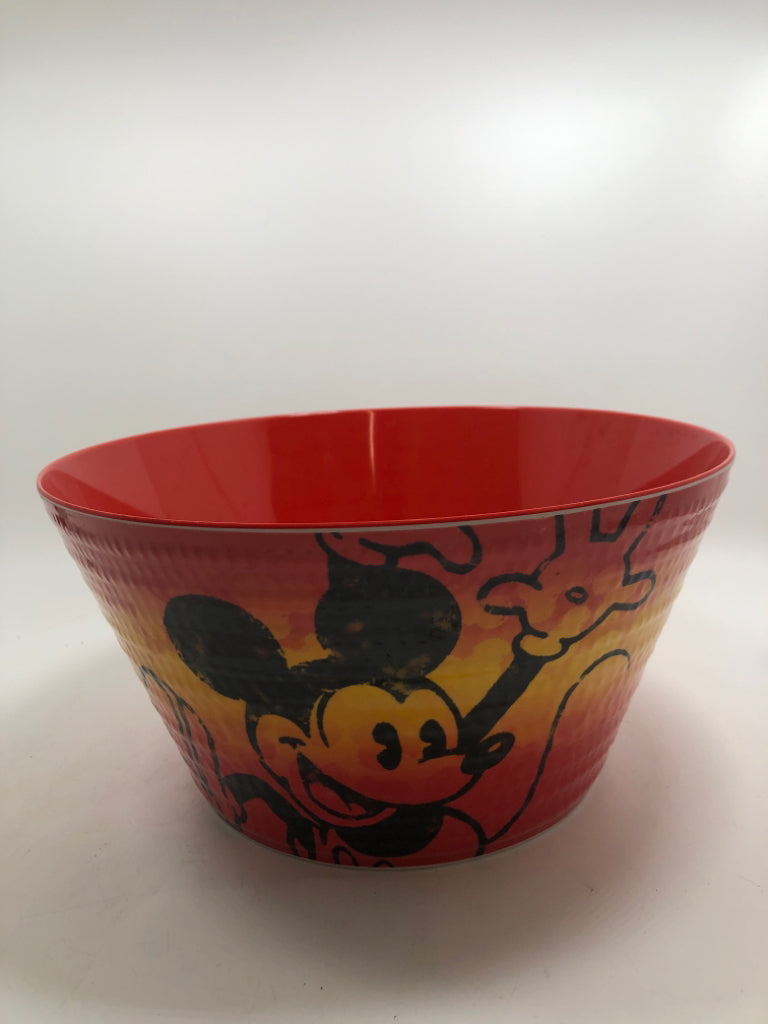 MICKEY MOUSE RED GRADIENT BOWL.