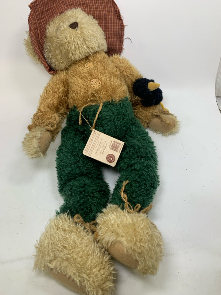 BOYDS BEAR CROPPER T SCAREDYBEAR BEST DRESSED SERIES.