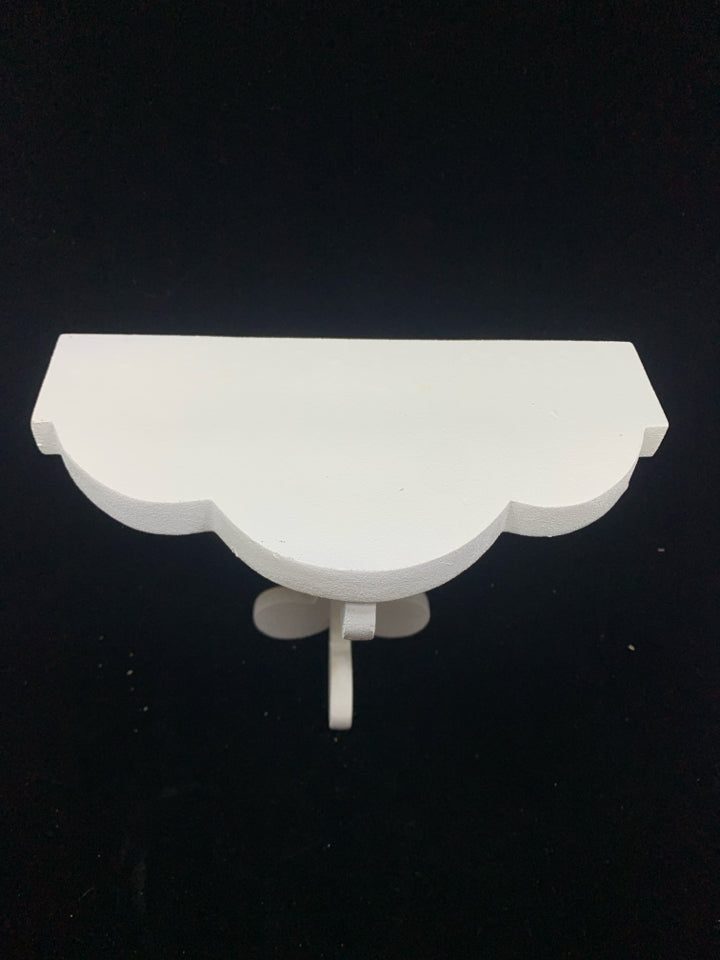 SMALL WHITE WALL SHELF.