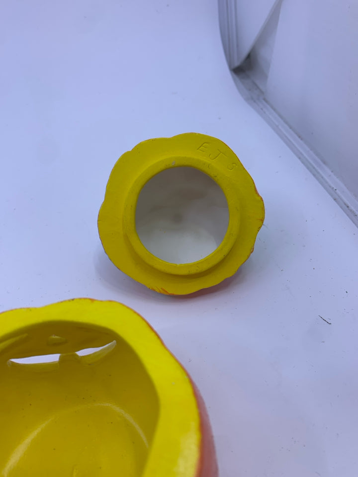 JACK O LANTERN TEA LIGHT HOLDER.