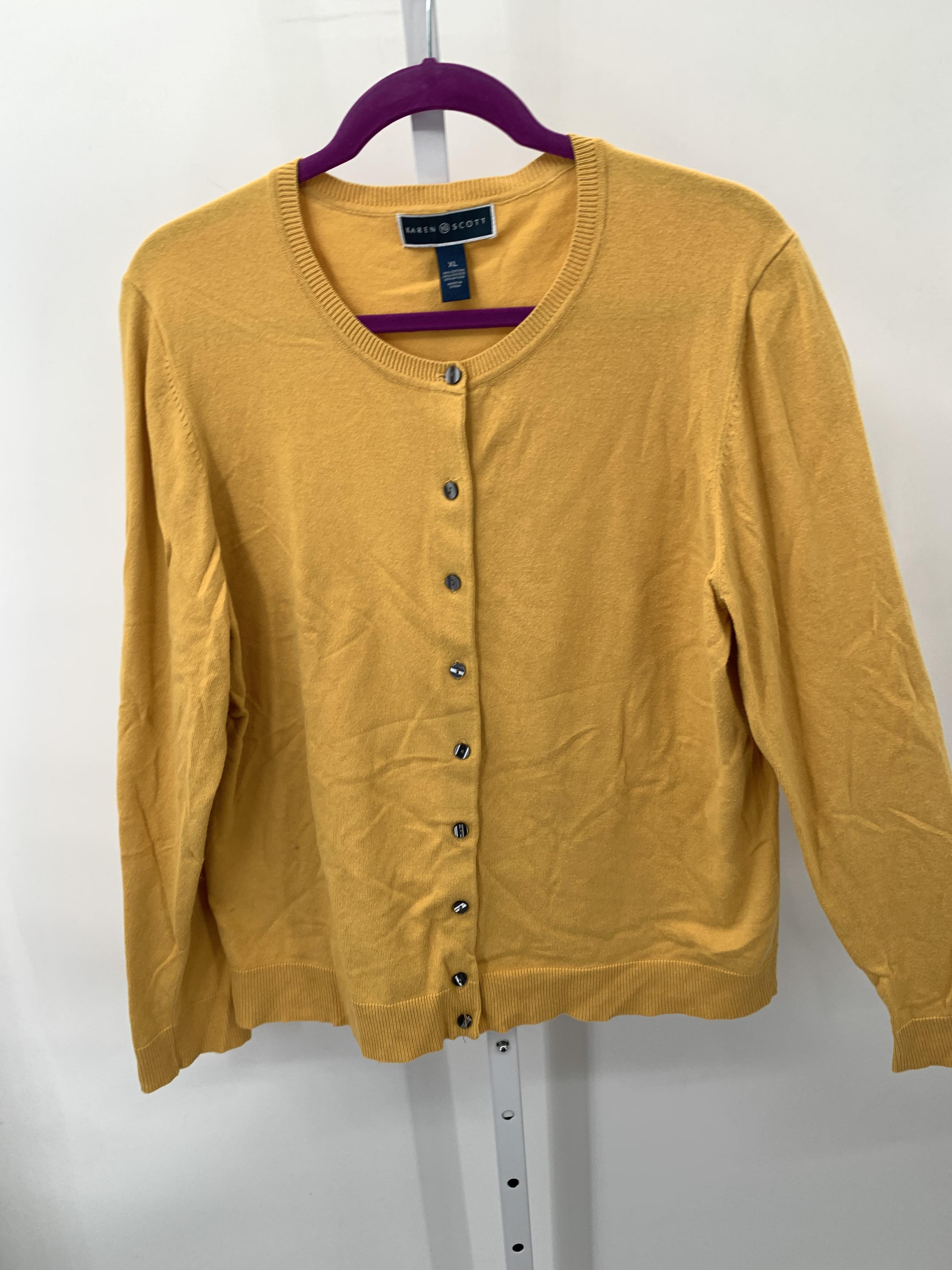 Karen Scott Size Extra Large Misses Long Slv Sweater