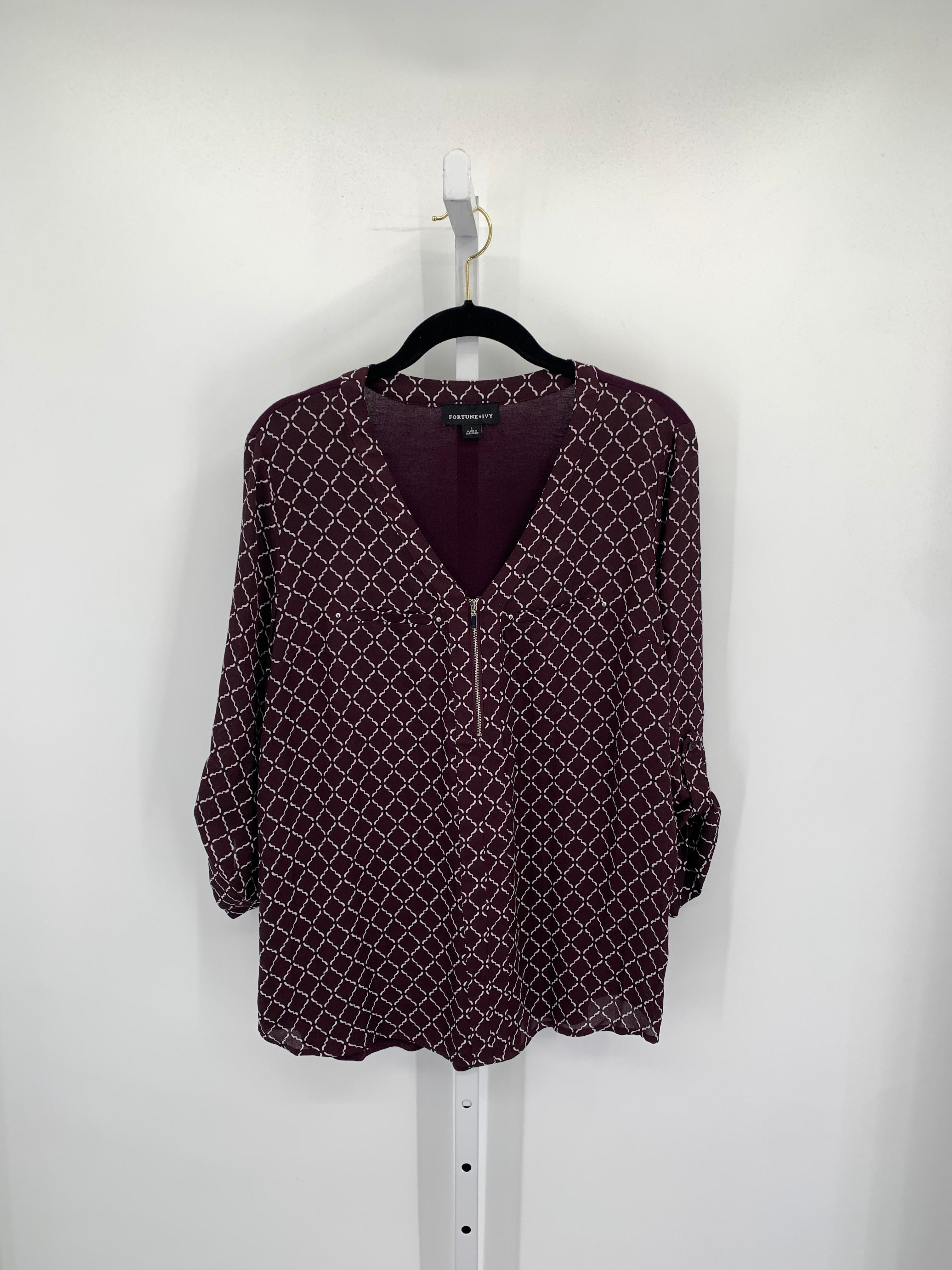 Size Large Misses 3/4 Sleeve Shirt