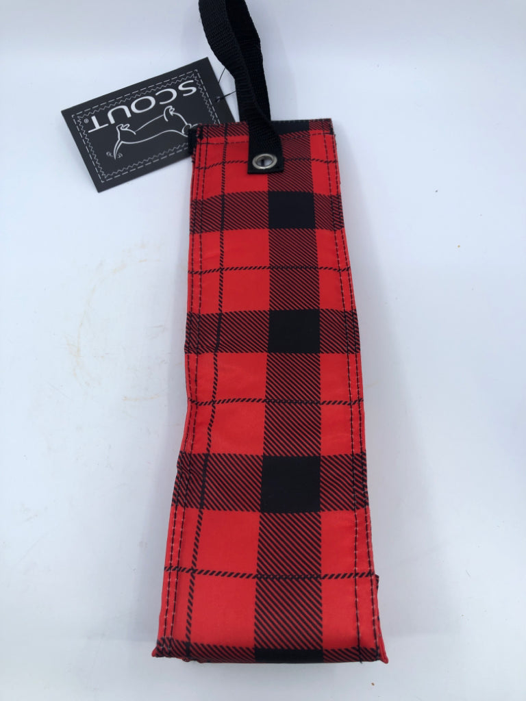 RED CHECKERED WINE BAG SCOUT.