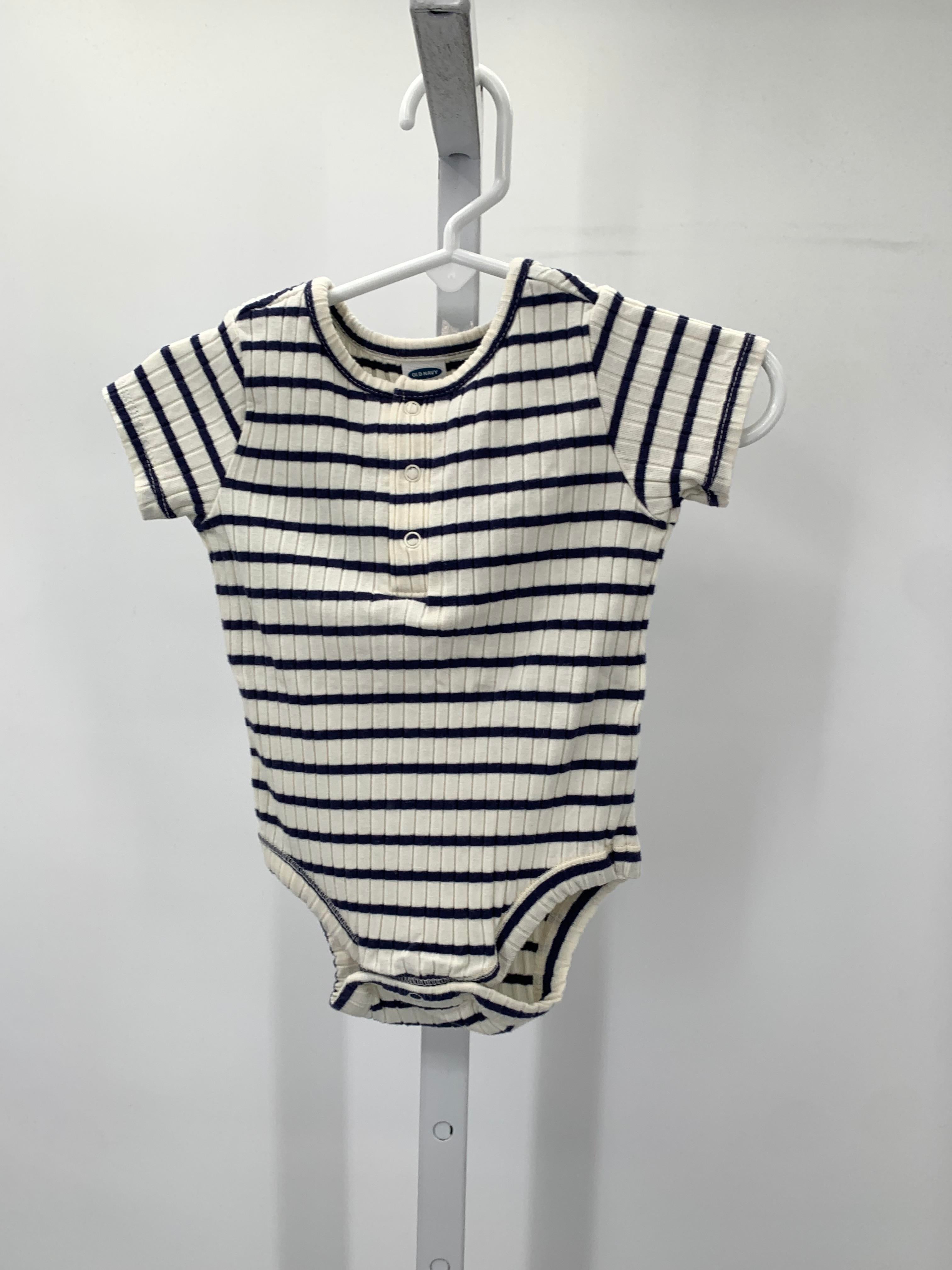 NAVY STRIPES RIBBED KNIT