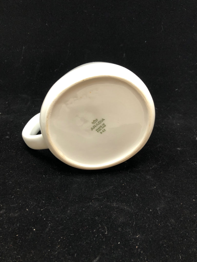 WHITE CREAMER PITCHER.