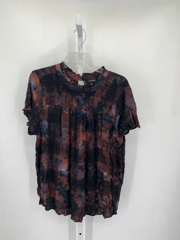 Torrid Size 2X Womens Short Sleeve Shirt