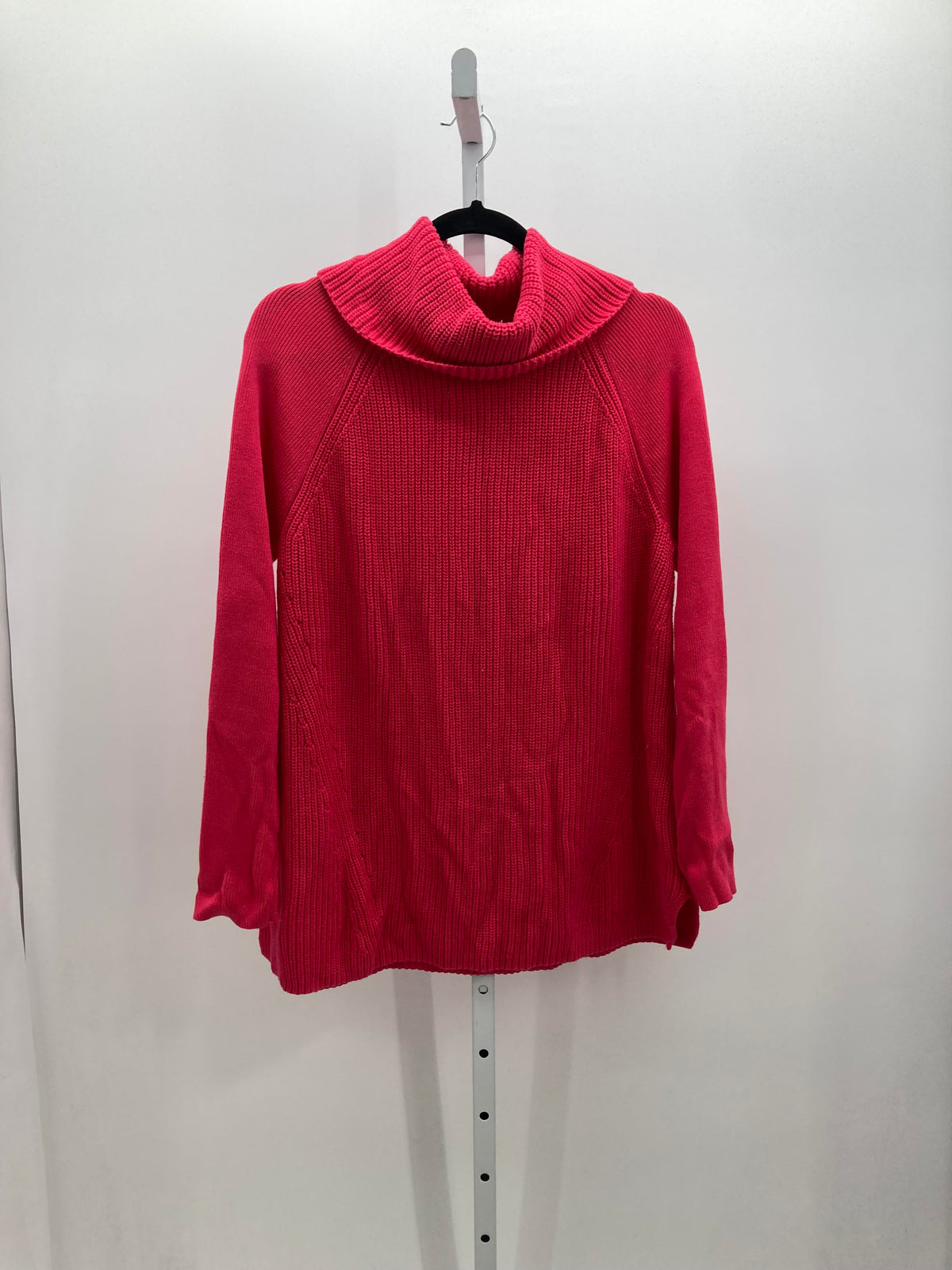Lands End Size Large Misses Long Slv Sweater