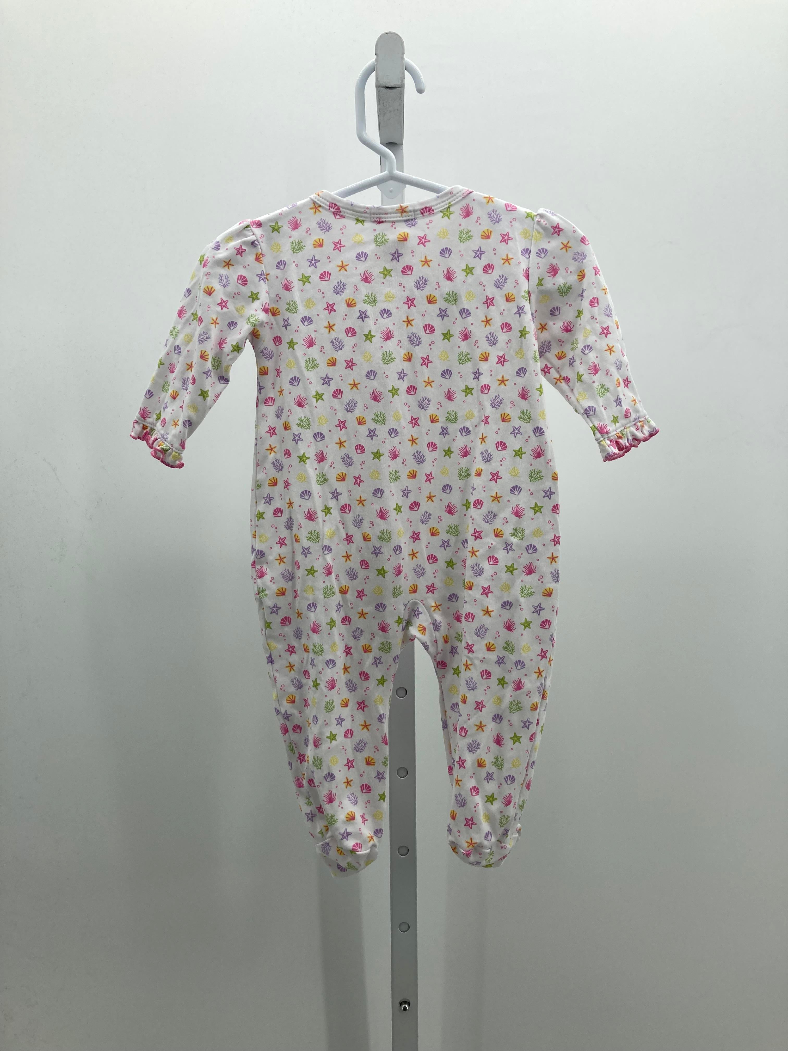 Kissy Kissy Size 6-9 mon Girls Long Slv. Romper