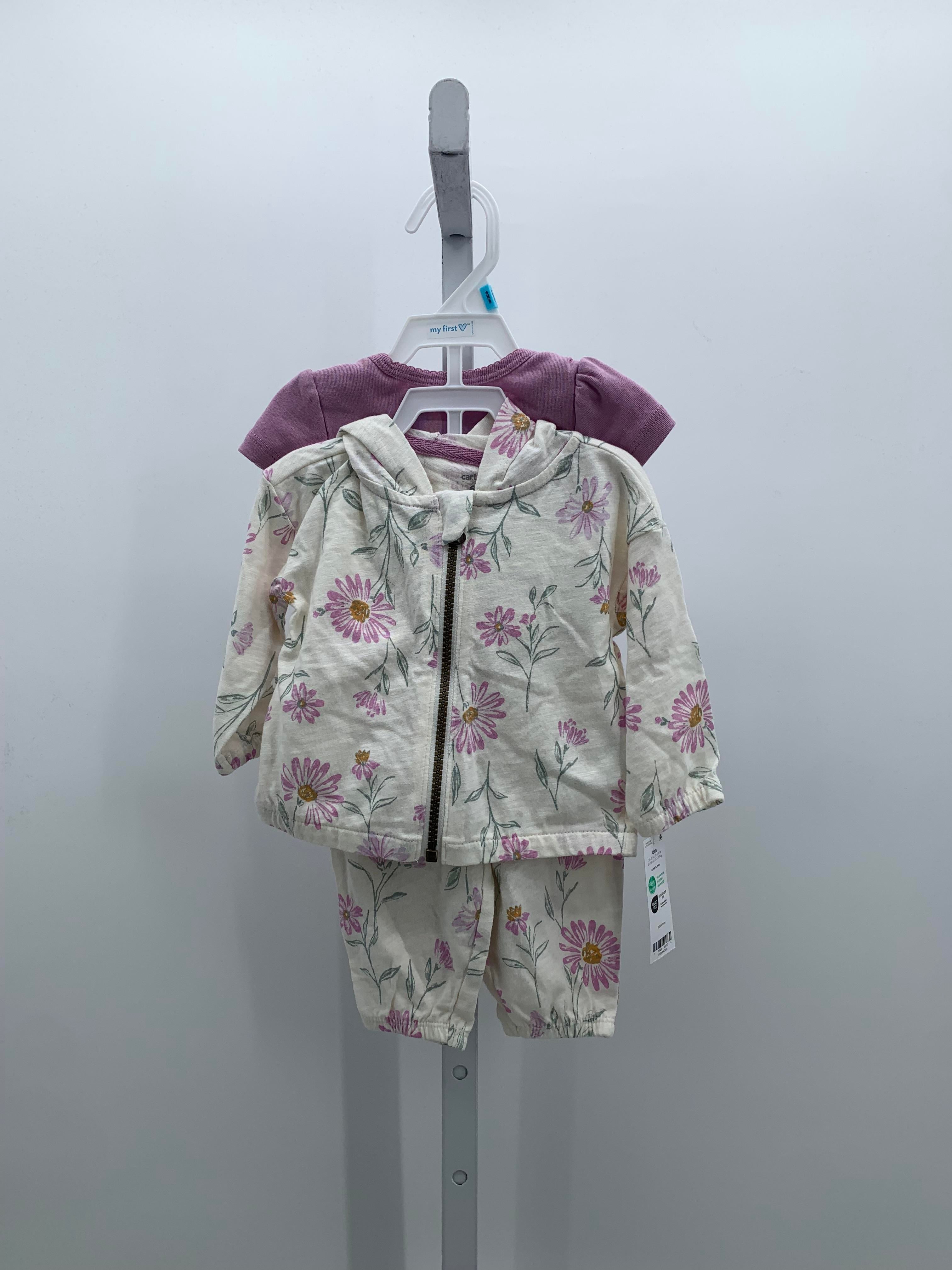 Carters Size 6 Months Girls 3 Pieces