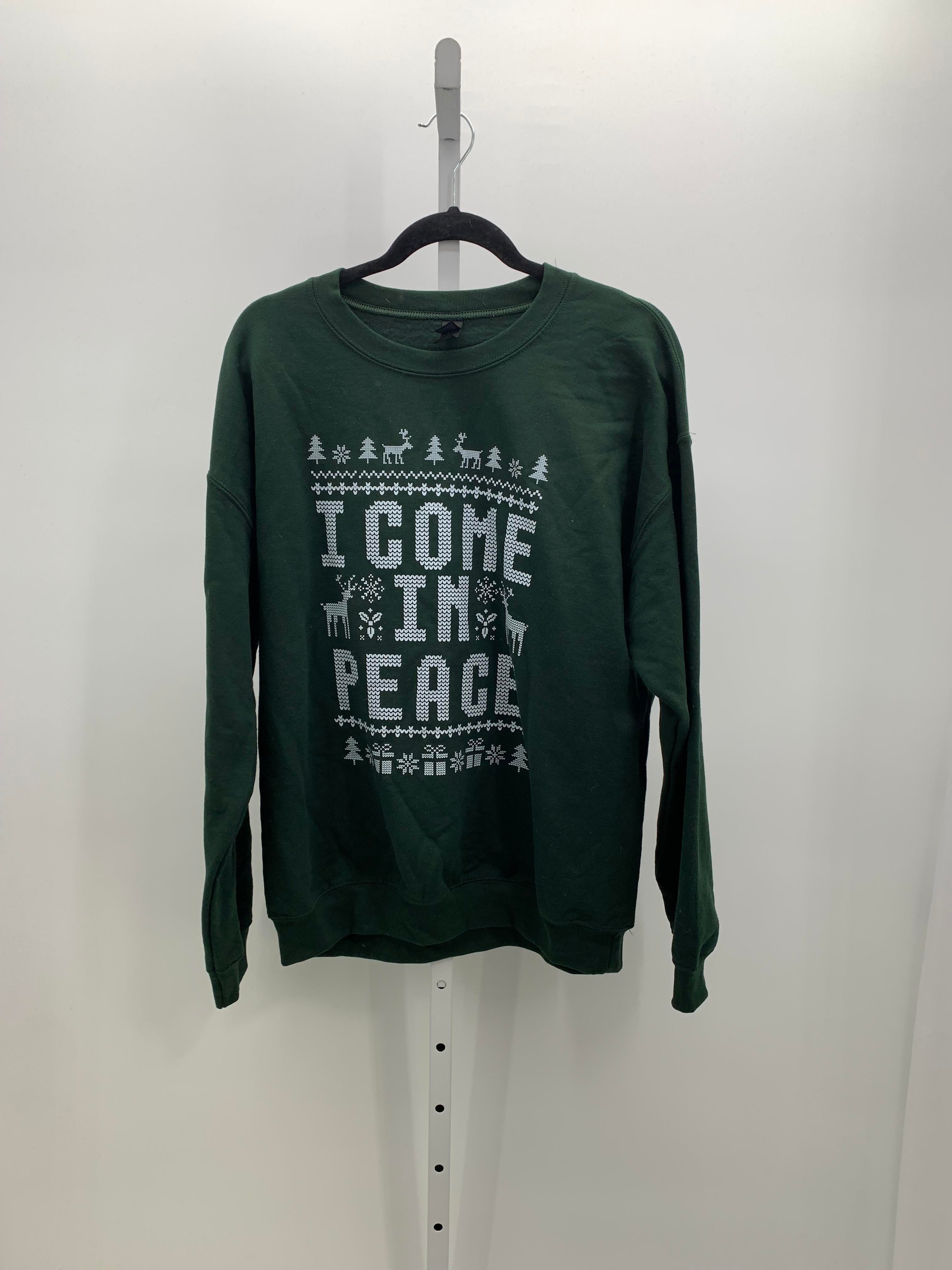 LONG SLV SHIRT I COME IN PEACE