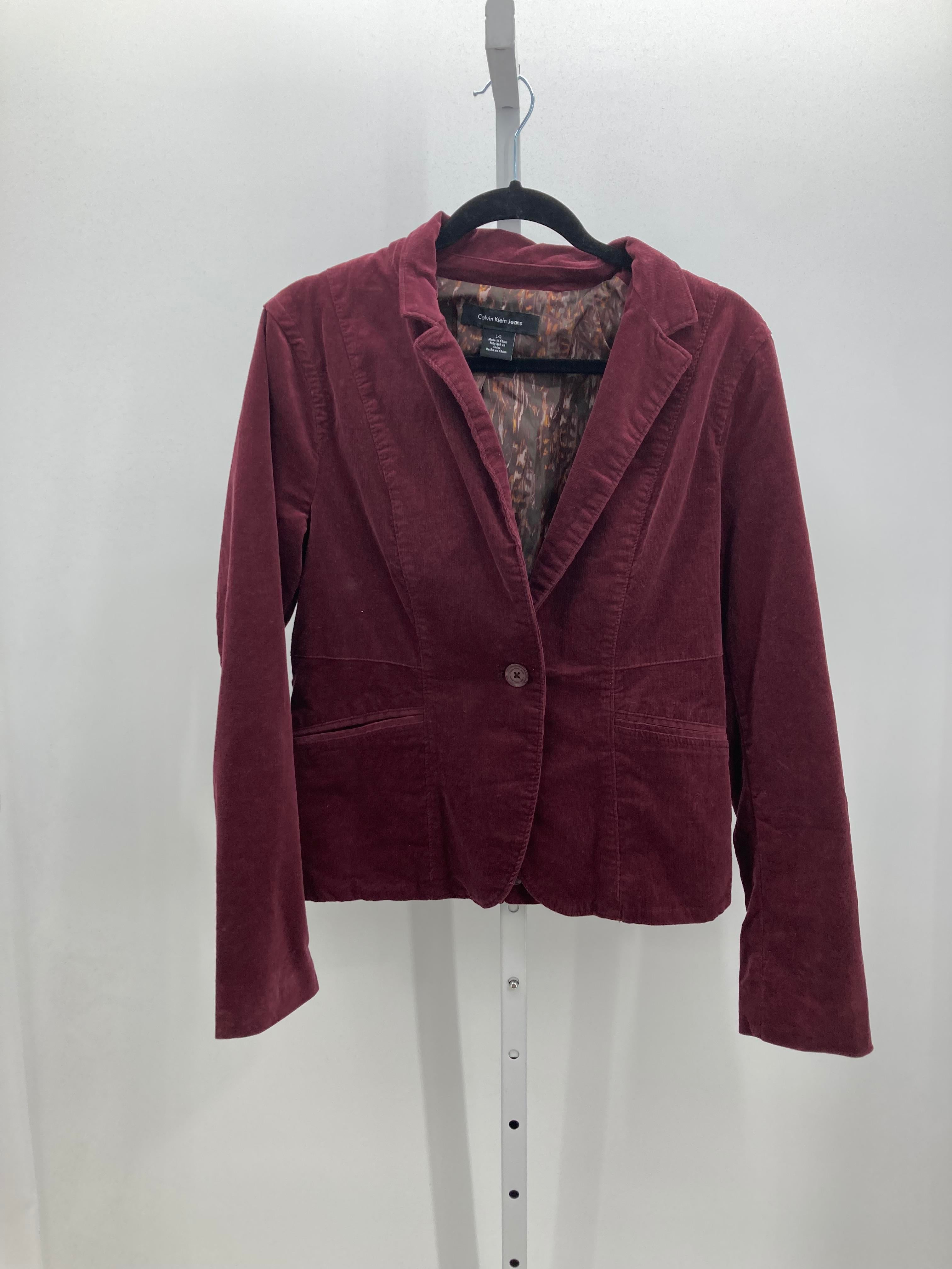Calvin Klein Size Large Misses Blazer