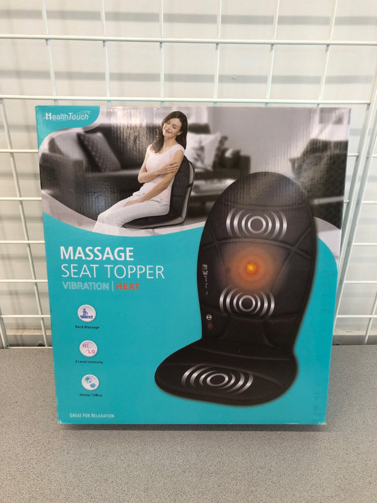 NIB MASSAGE SEAT TOPPER.