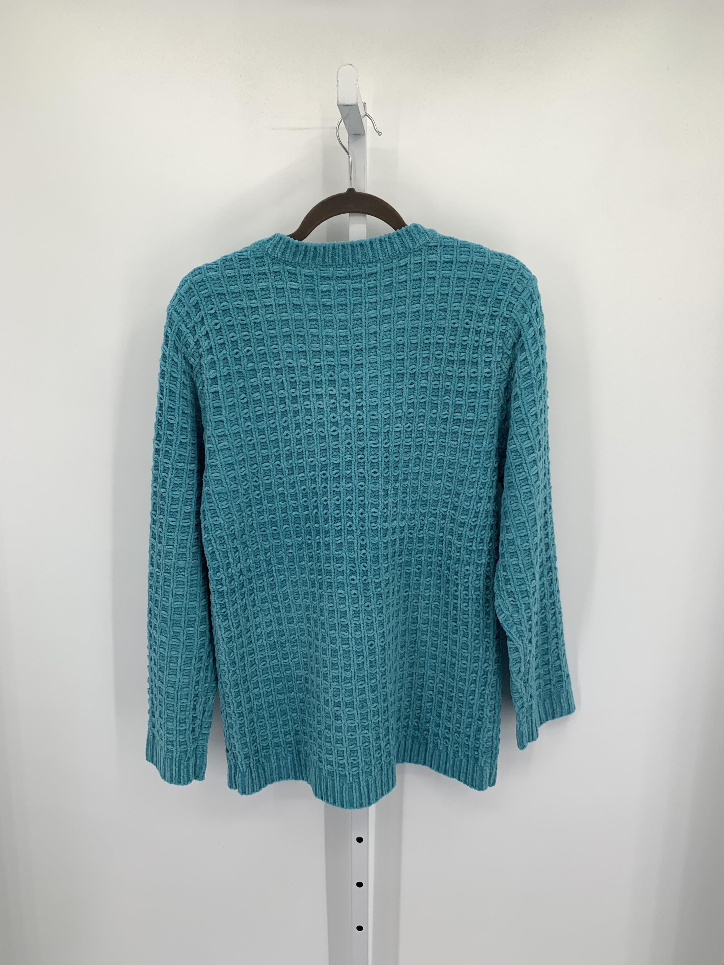 Denim & Co. Size Medium Misses Long Slv Sweater