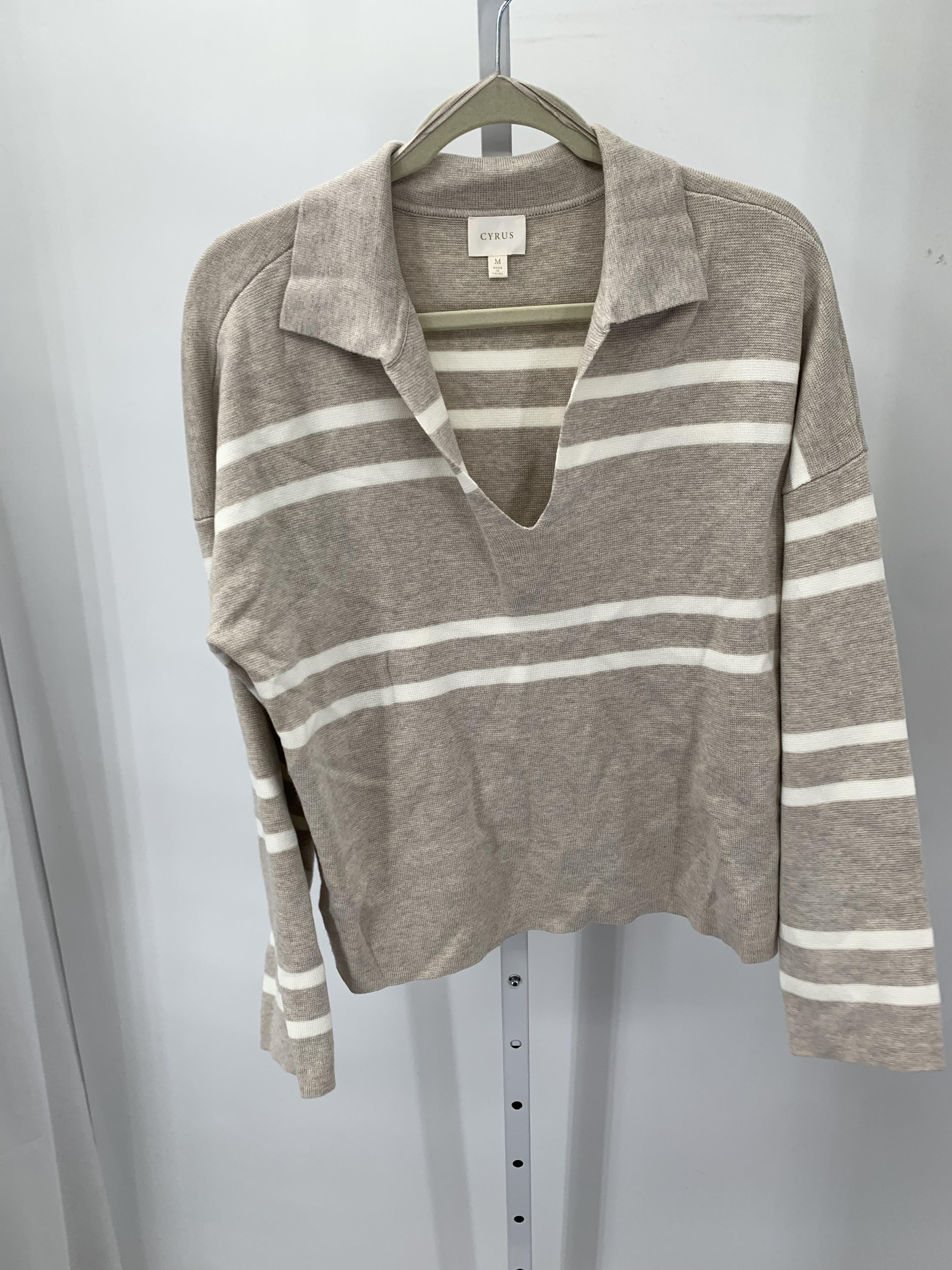 cyrus Size Medium Misses Long Slv Sweater