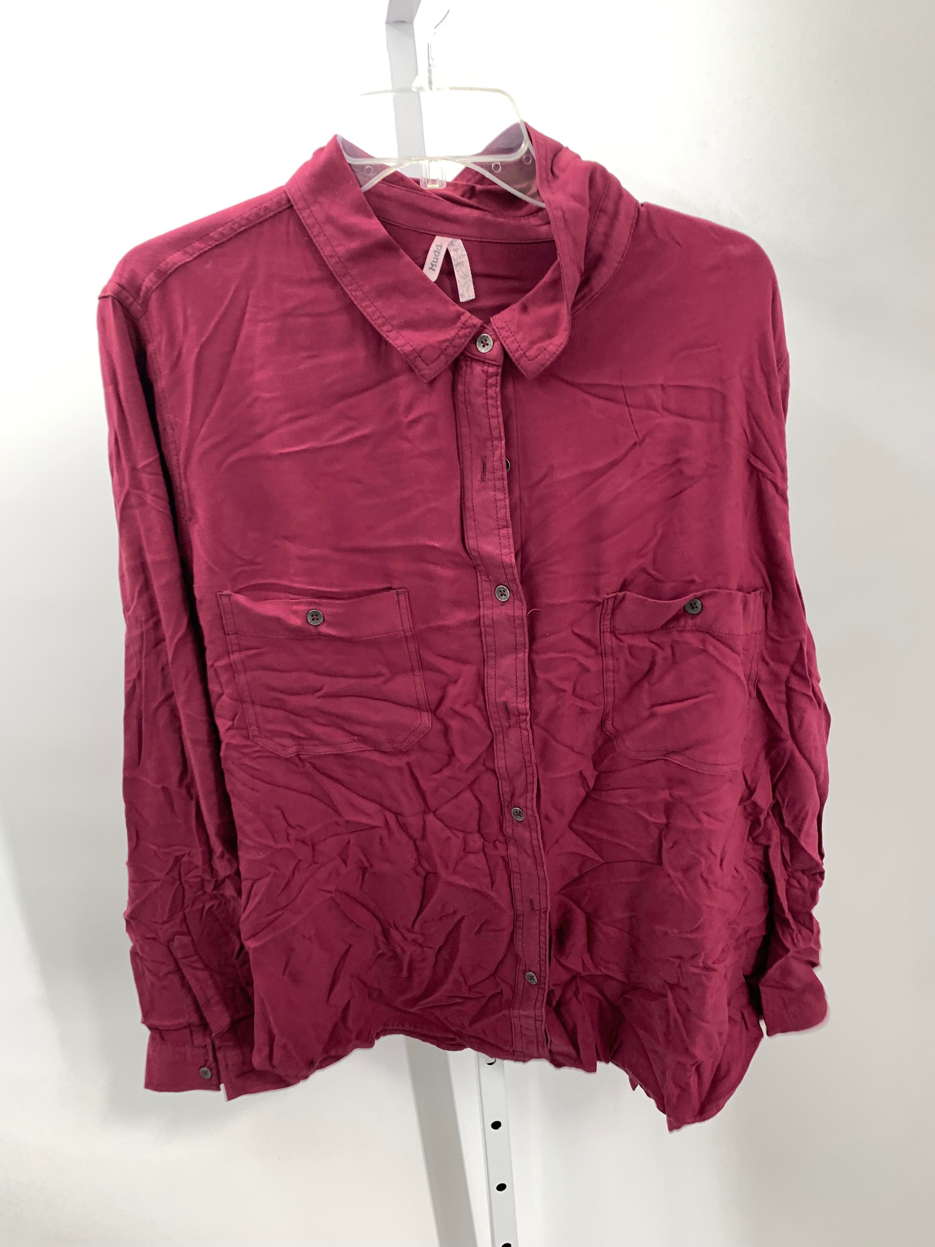 Mudd Size 2X Womens Long Sleeve Shirt