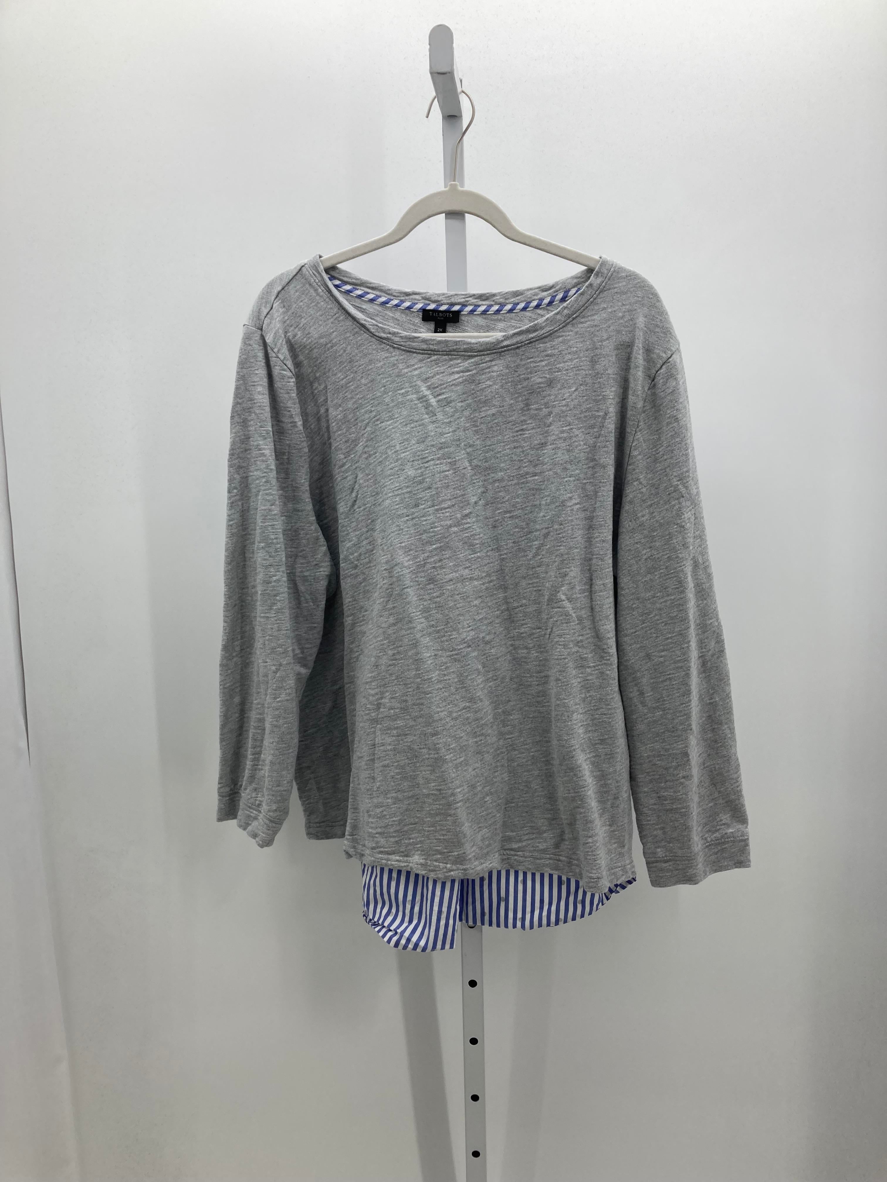 Talbots Size 2X Womens Long Sleeve Shirt