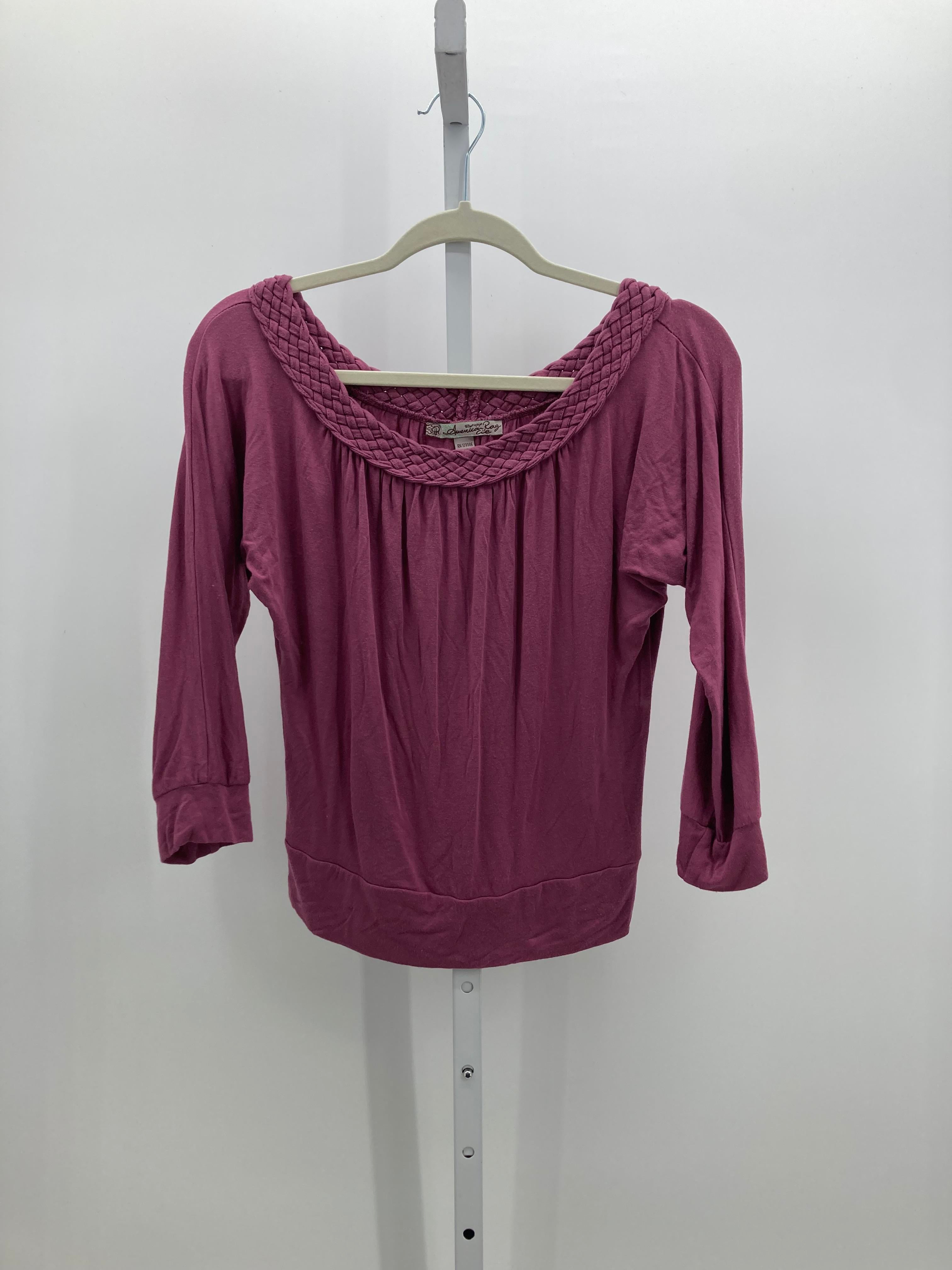 American Rag-cie Size Small Juniors 3/4 Sleeve Shirt