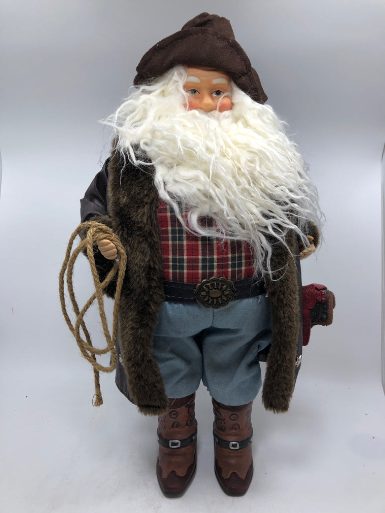 COWBOY SANTA STUDDED COAT.