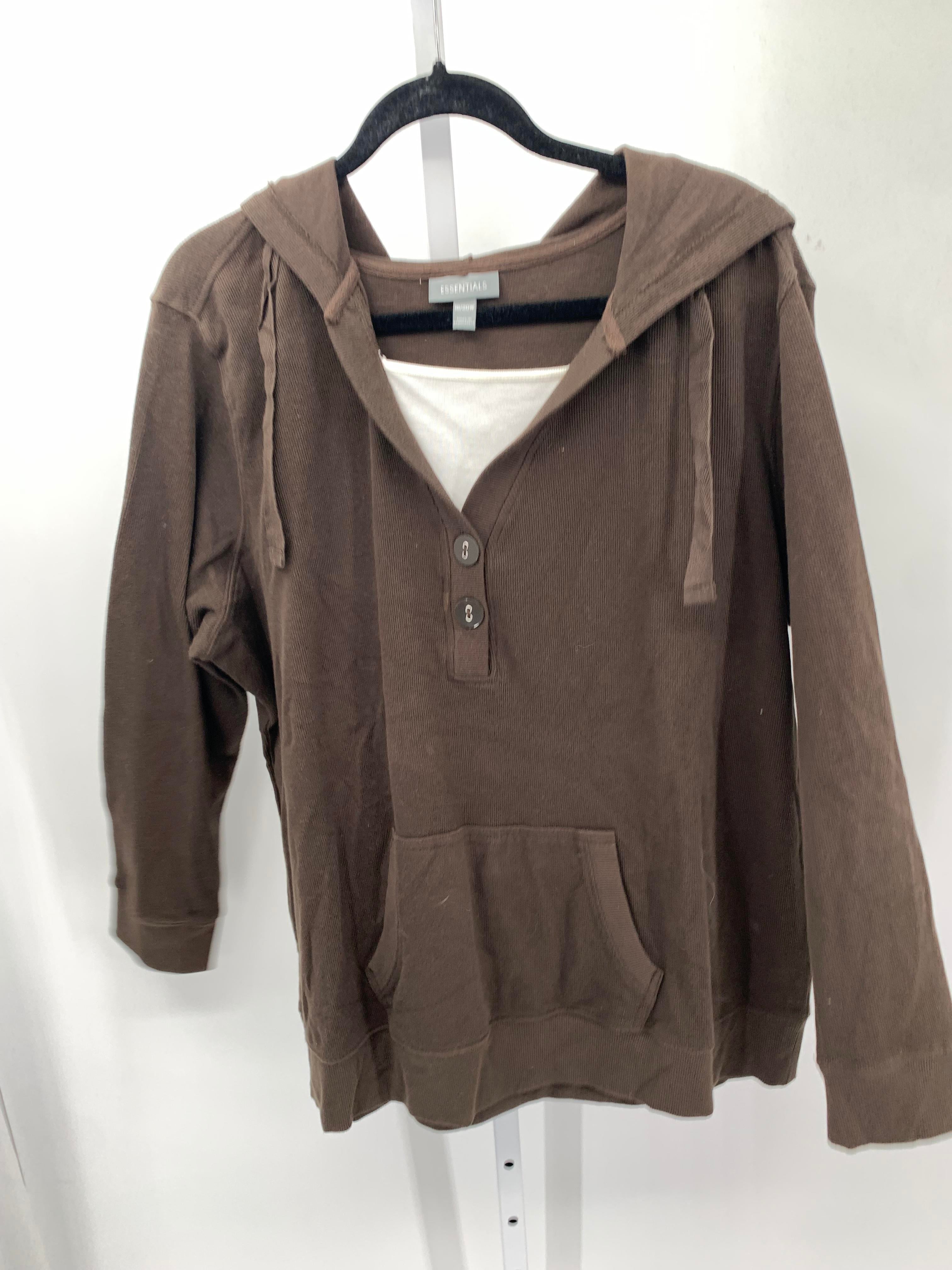 Essentials Size 18/20 W Womens Long Sleeve Shirt
