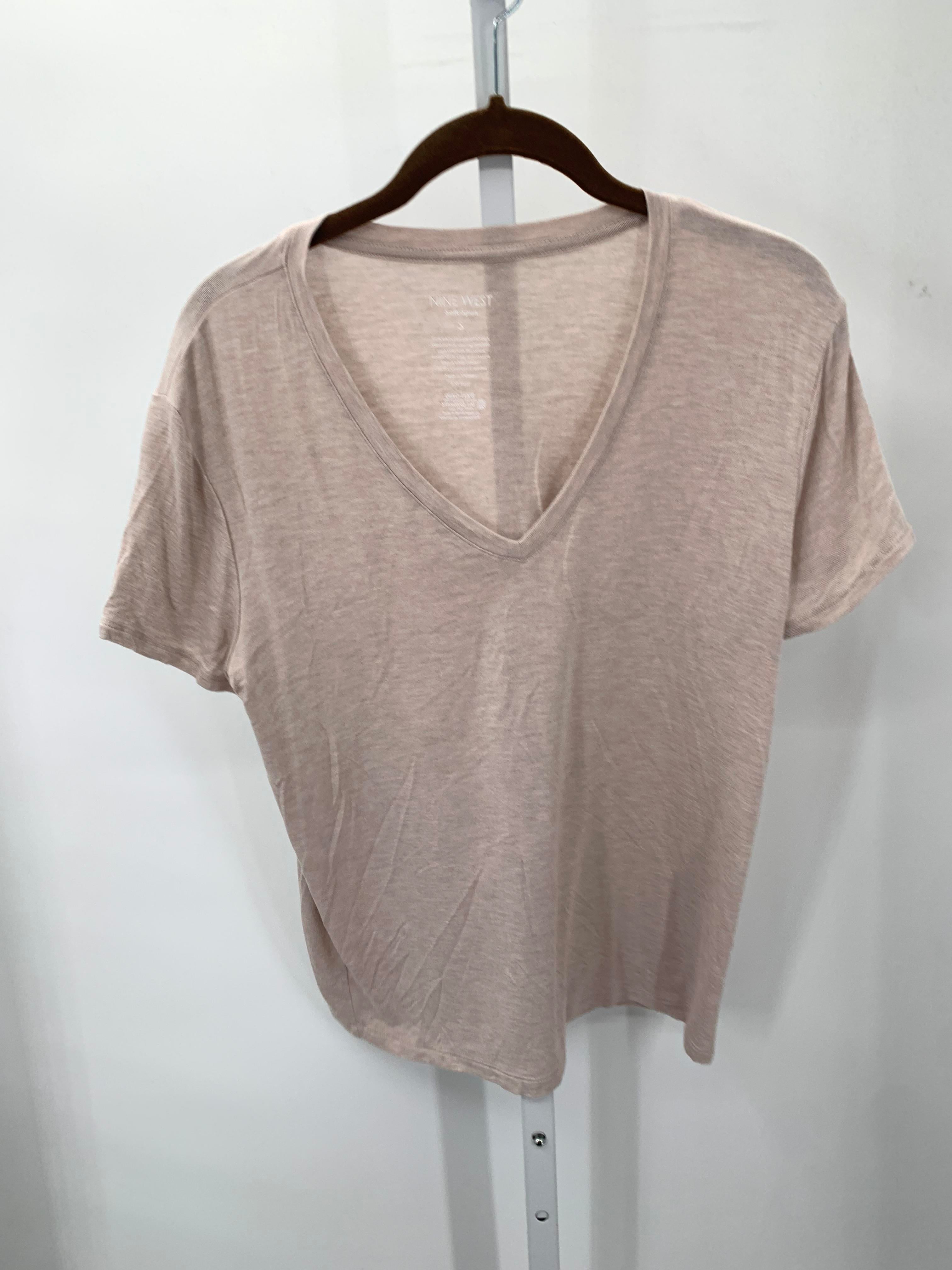 Nine West Size Small Misses Short Sleeve Shirt