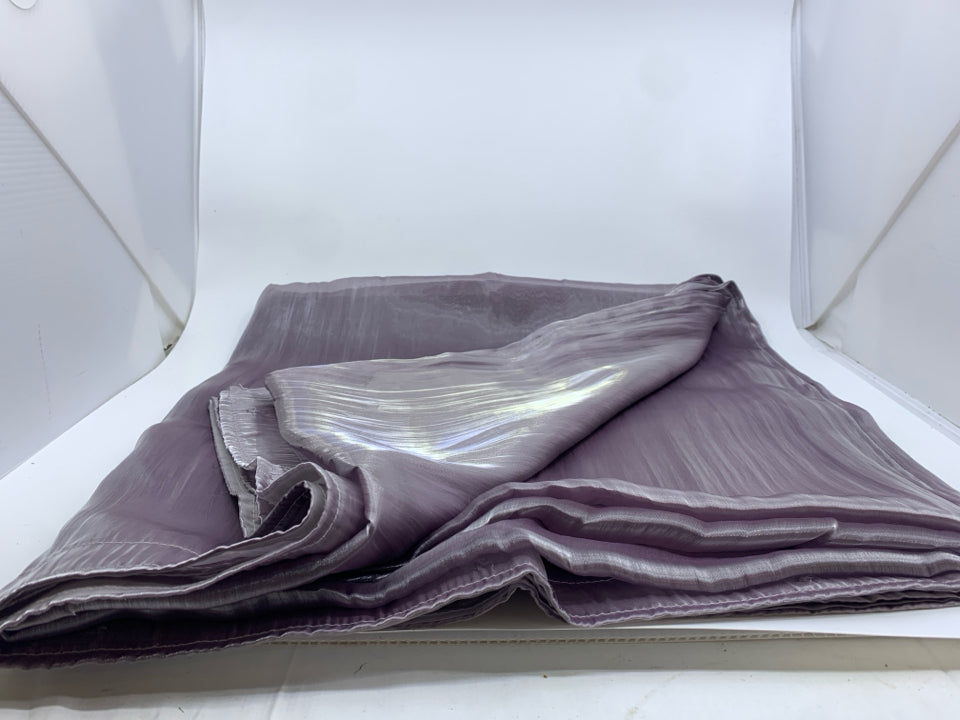 PURPLE SHIMMER SHOWER CURTAIN.