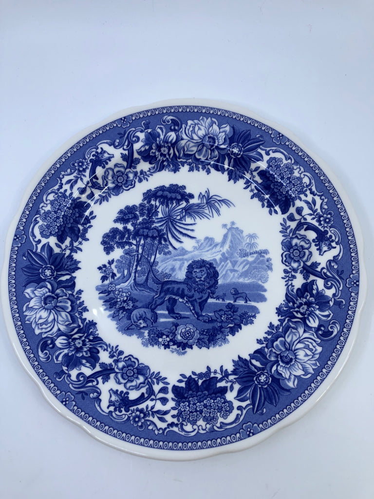 BLUE/WHITE "AESOP'S FABLES" SPODE BLUE ROOM COLLECTION.