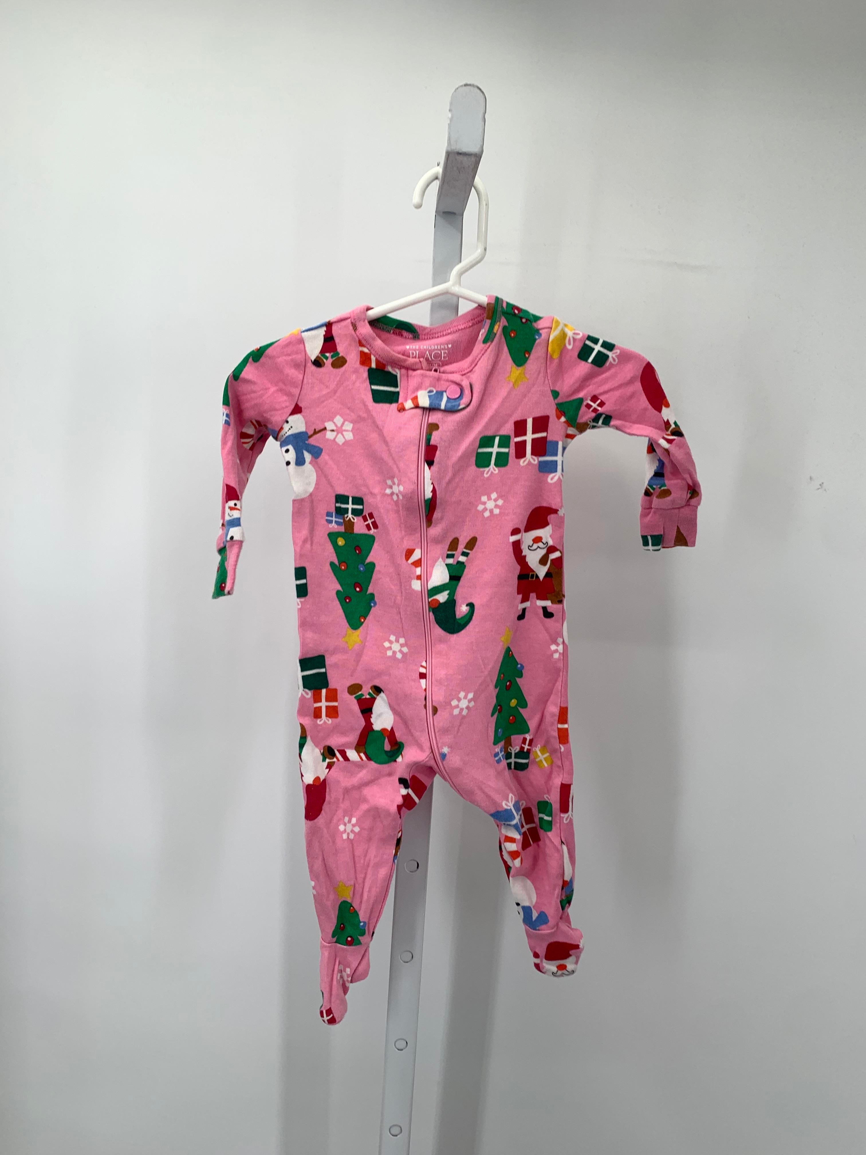 LONG SLV ROMPER SANTA PRESENTS