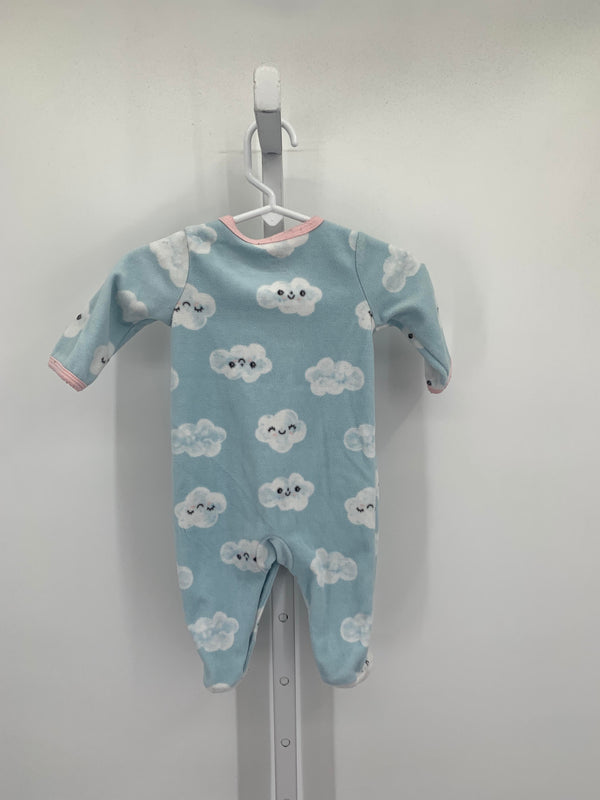 Carters Size 3 Months Girls Long Slv. Romper