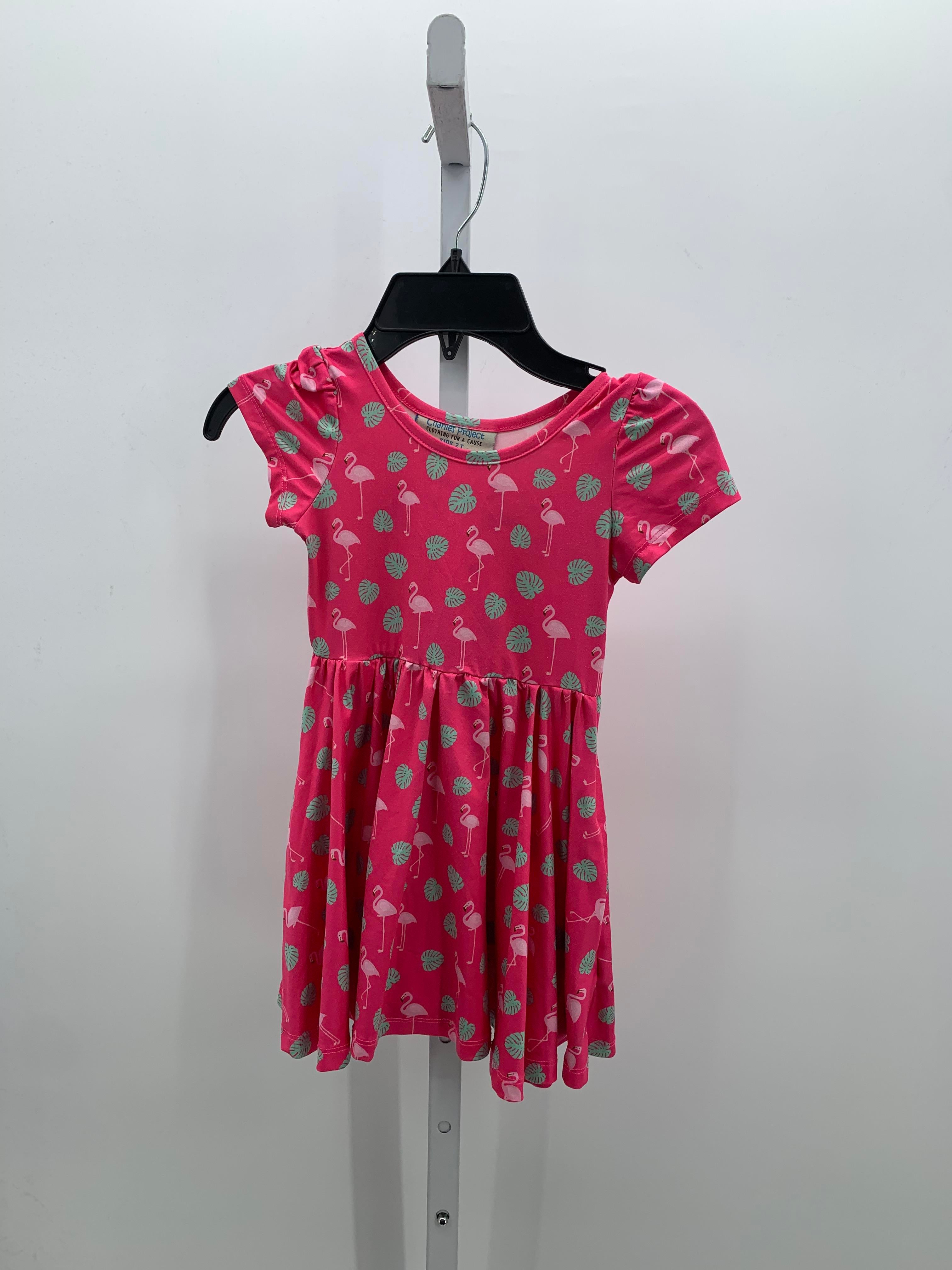 Size 2T Girls Short Sleeve Dress