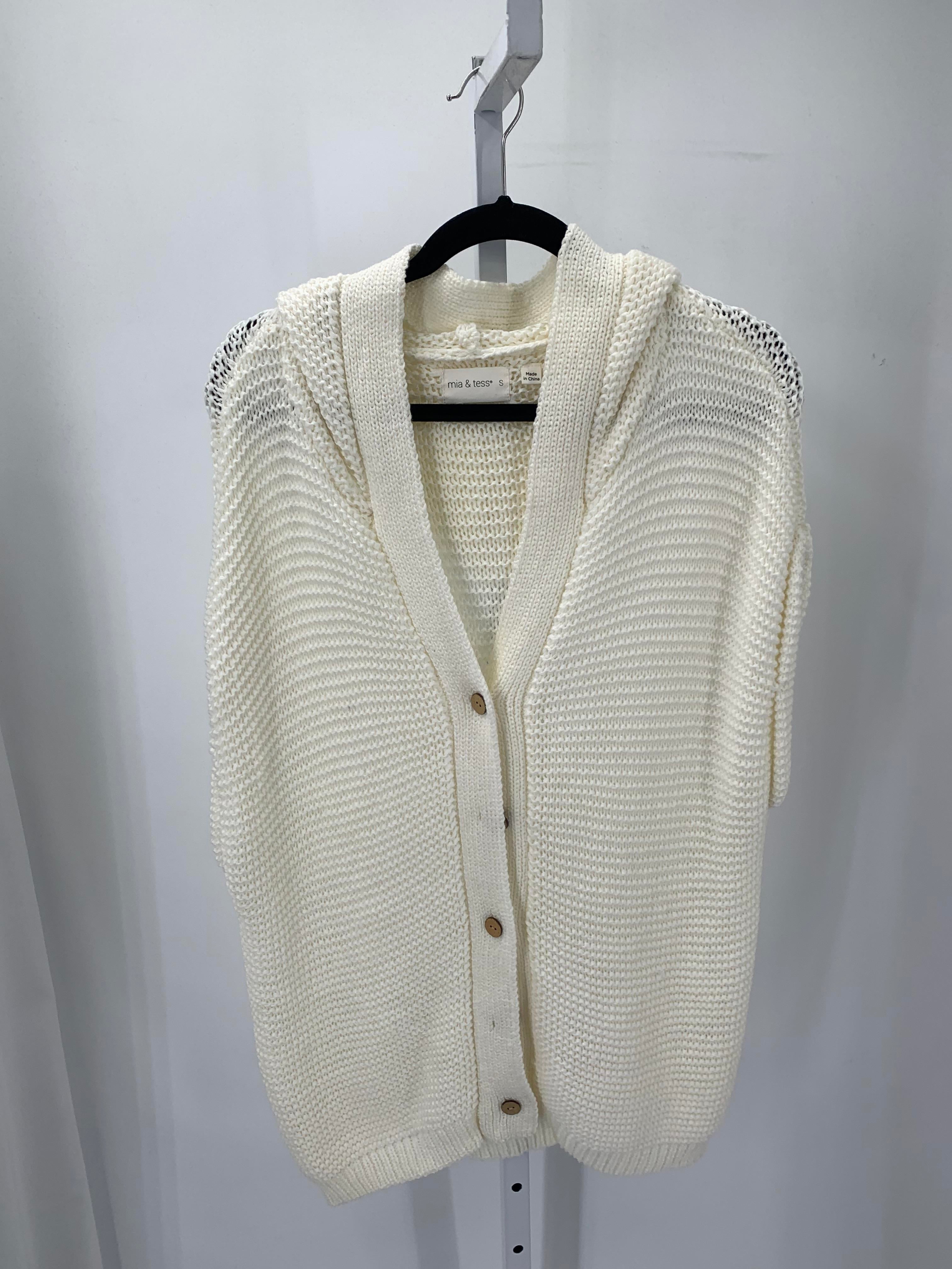 Mia & Tess Size Small Misses Short Slv Sweater
