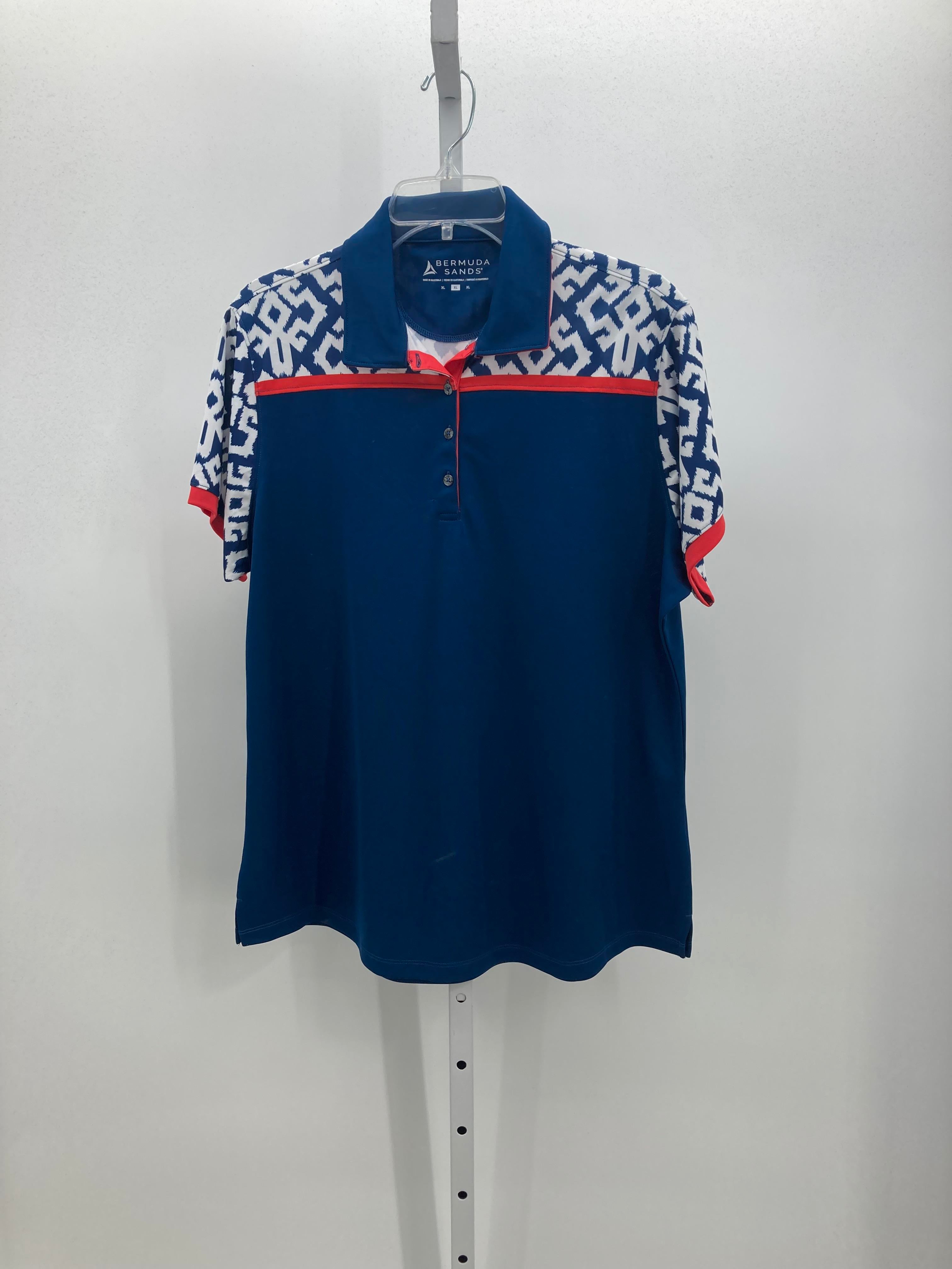 Size Extra Large Misses Short Sleeve Shirt