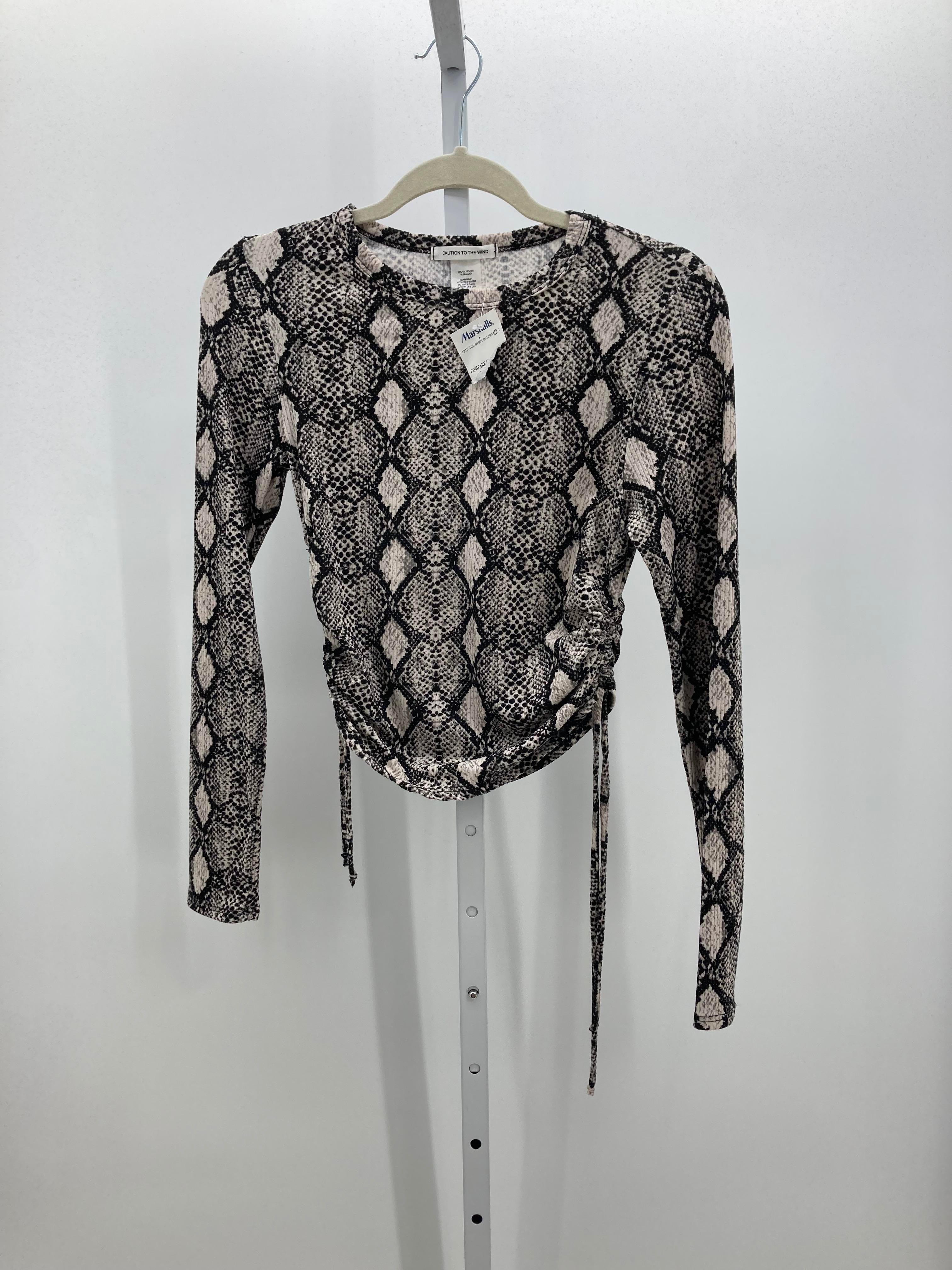 Size Large Juniors Long Sleeve Shirt