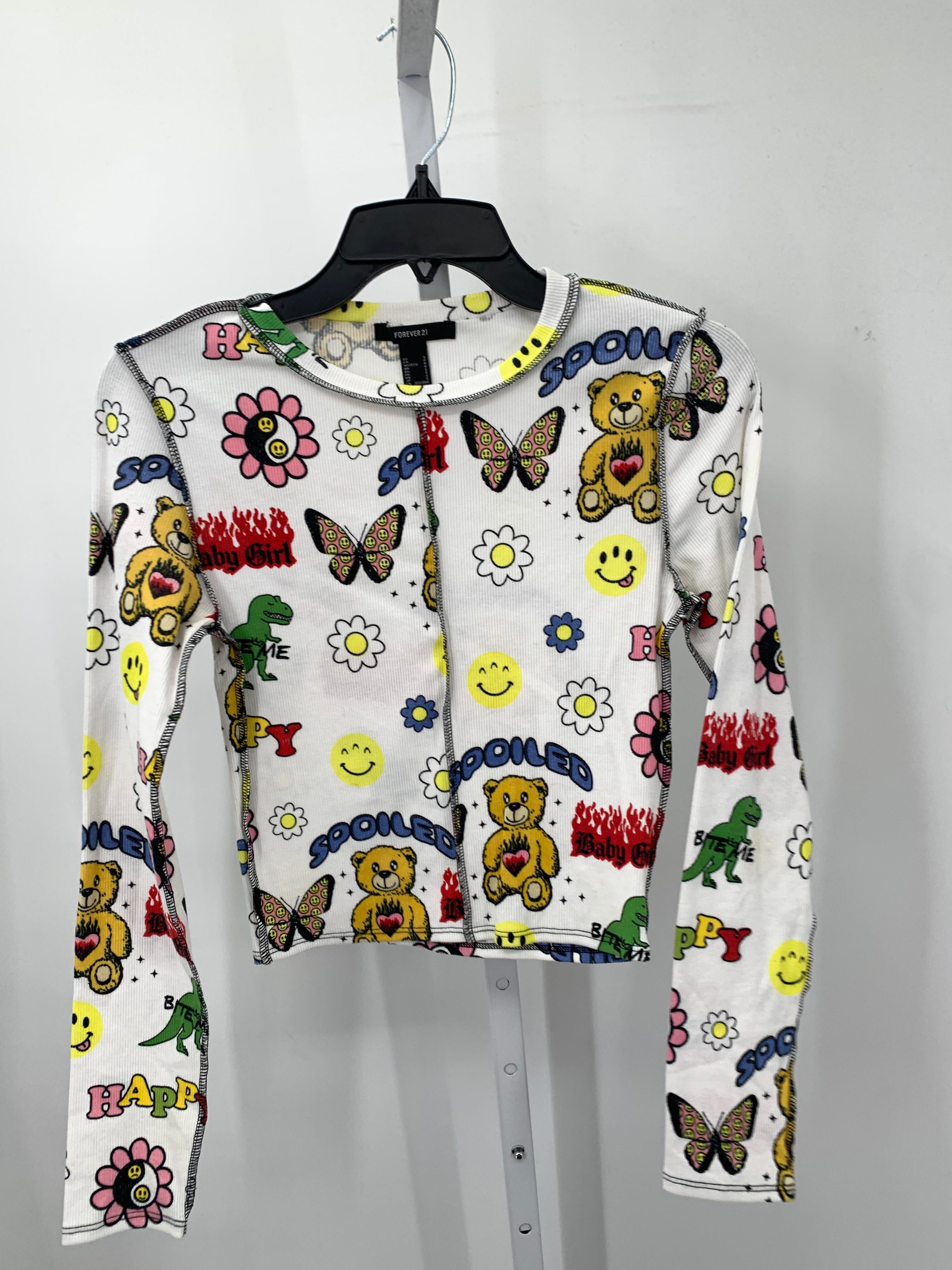 Forever 21 Size Small Juniors Long Sleeve Shirt
