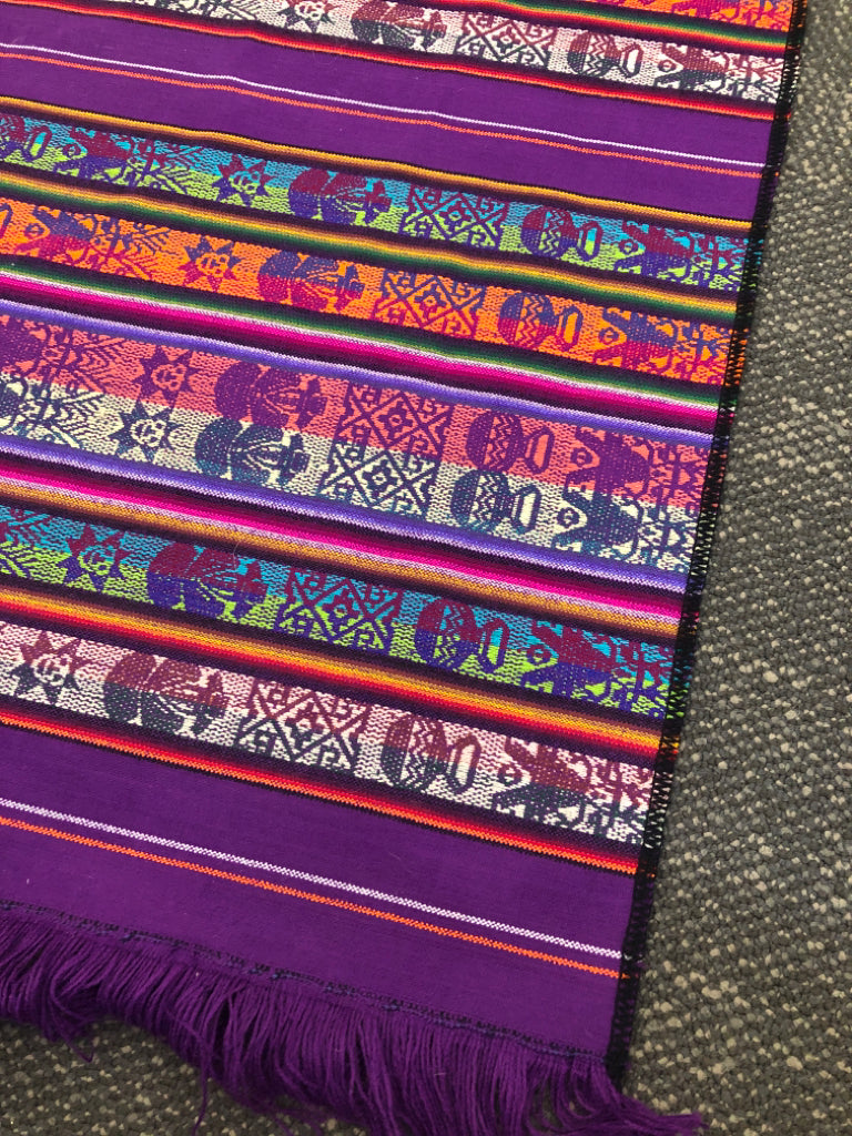 BOHEMIAN BRIGHT COLORS TABLE RUNNER.