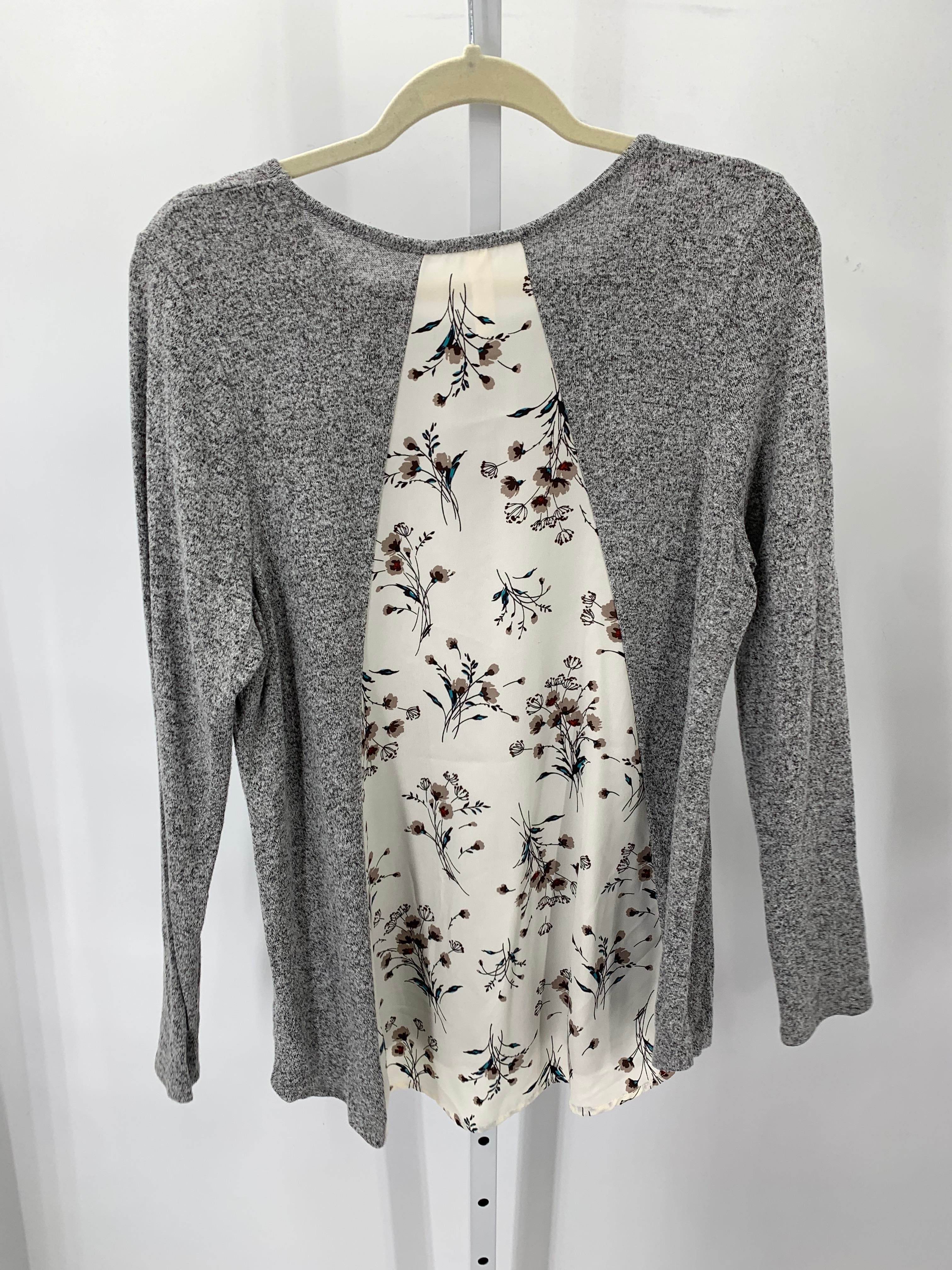 Mia & Tess Size Large Misses Long Sleeve Shirt