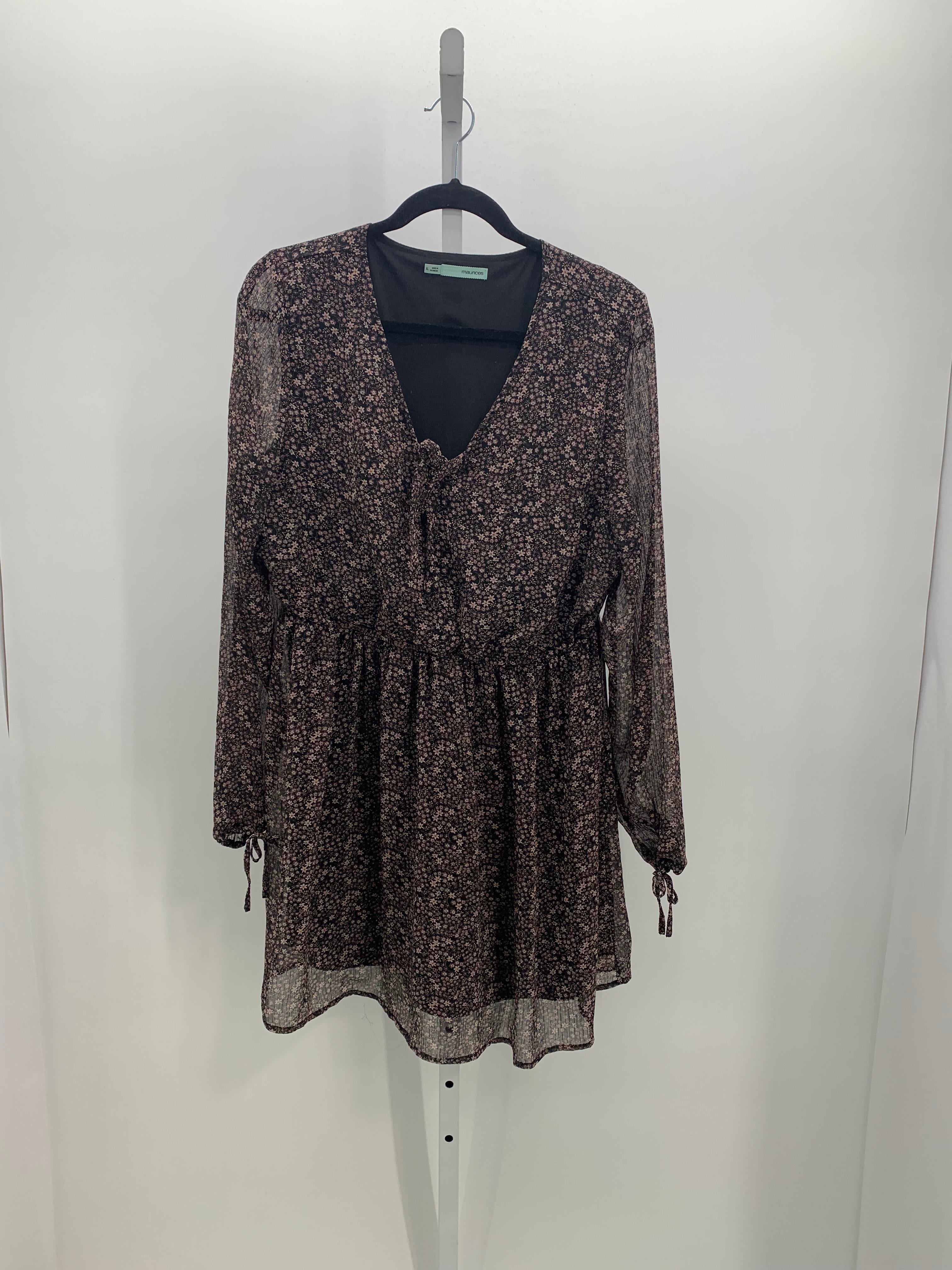 Maurices Size Extra Large Misses Long Sleeve Dress