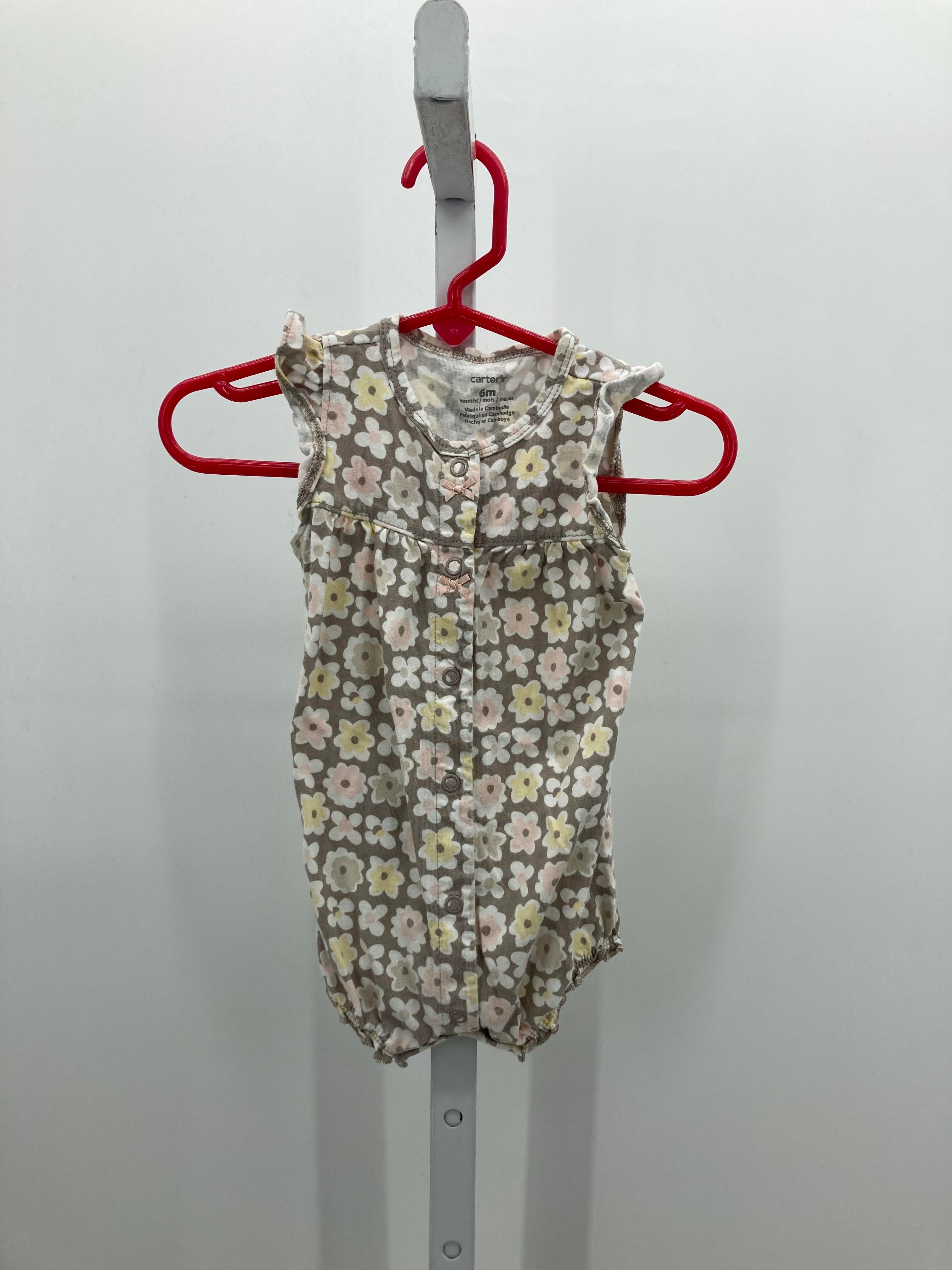 Carters Size 6 Months Girls Sleeveless Romper
