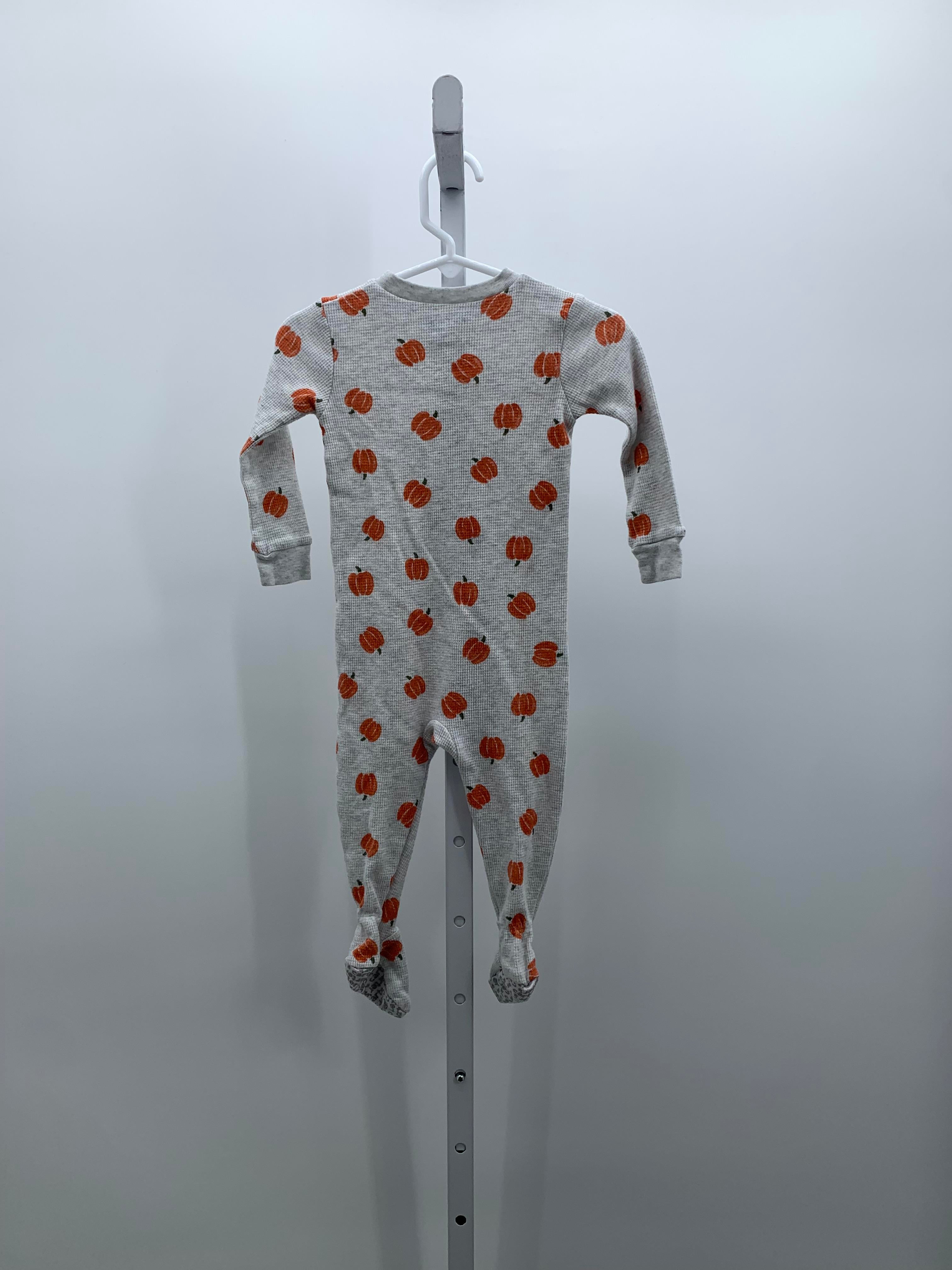 SLEEPER WAFFLE KNIT PUMPKINS