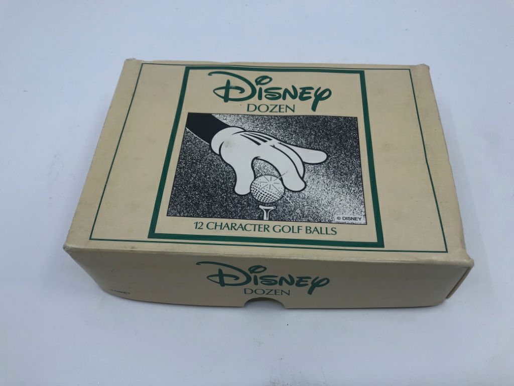 NEW 12 DISNEY GOLF BALL SET.