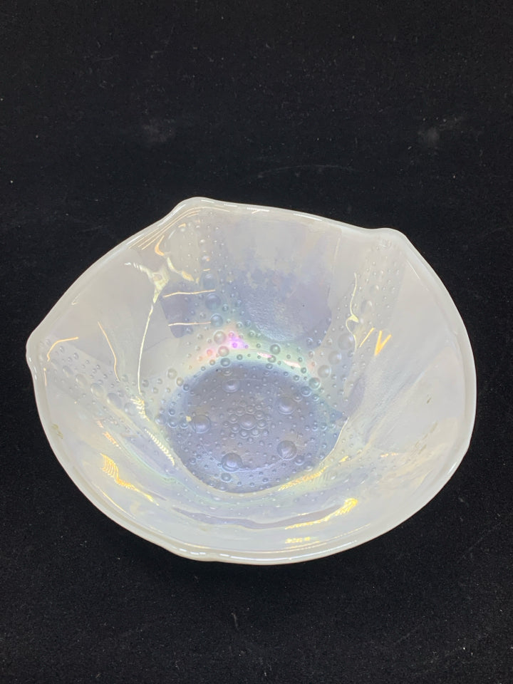 IRIDESCENT SHELL BOWL.